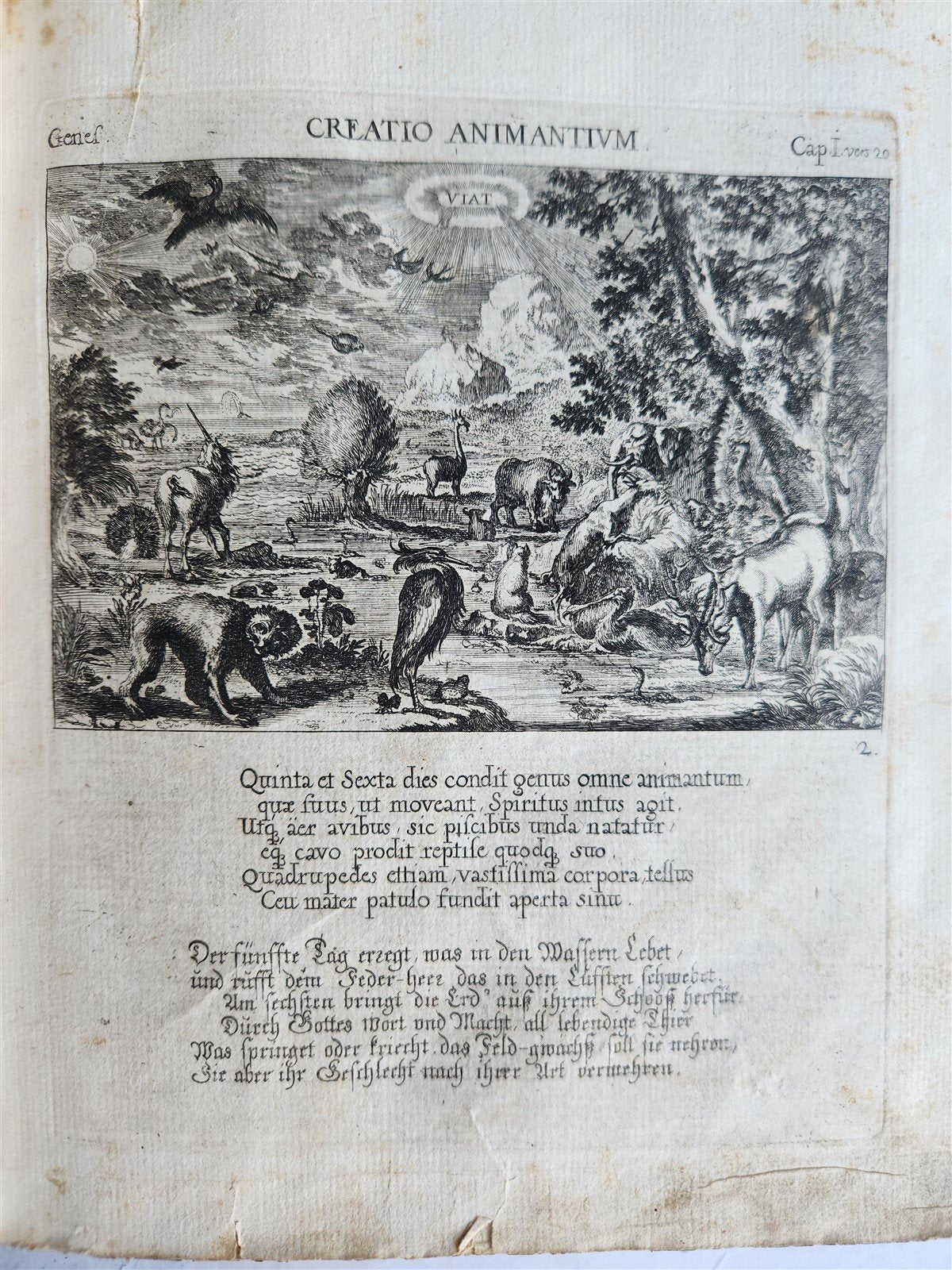 1679 ILLUSTRATED BIBLE antique Icones biblicae Veteris et Novi Testamenti RARE