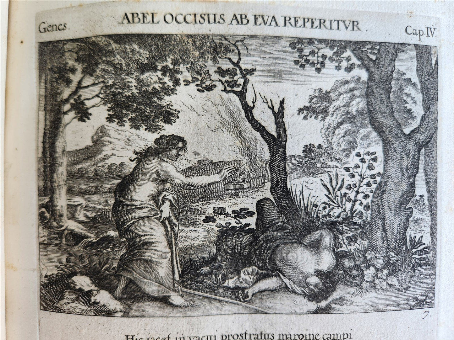 1679 ILLUSTRATED BIBLE antique Icones biblicae Veteris et Novi Testamenti RARE