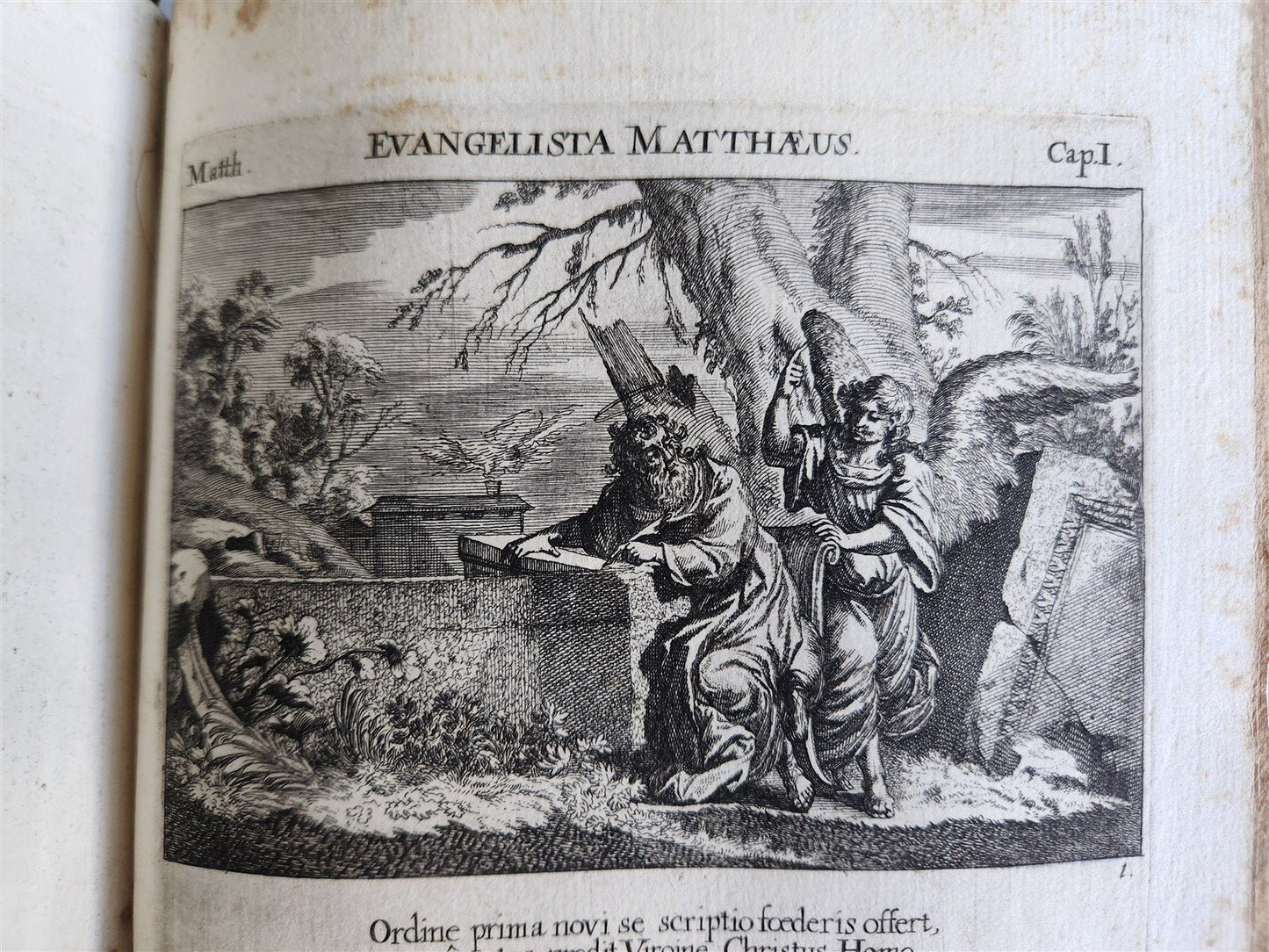 1679 ILLUSTRATED BIBLE antique Icones biblicae Veteris et Novi Testamenti RARE