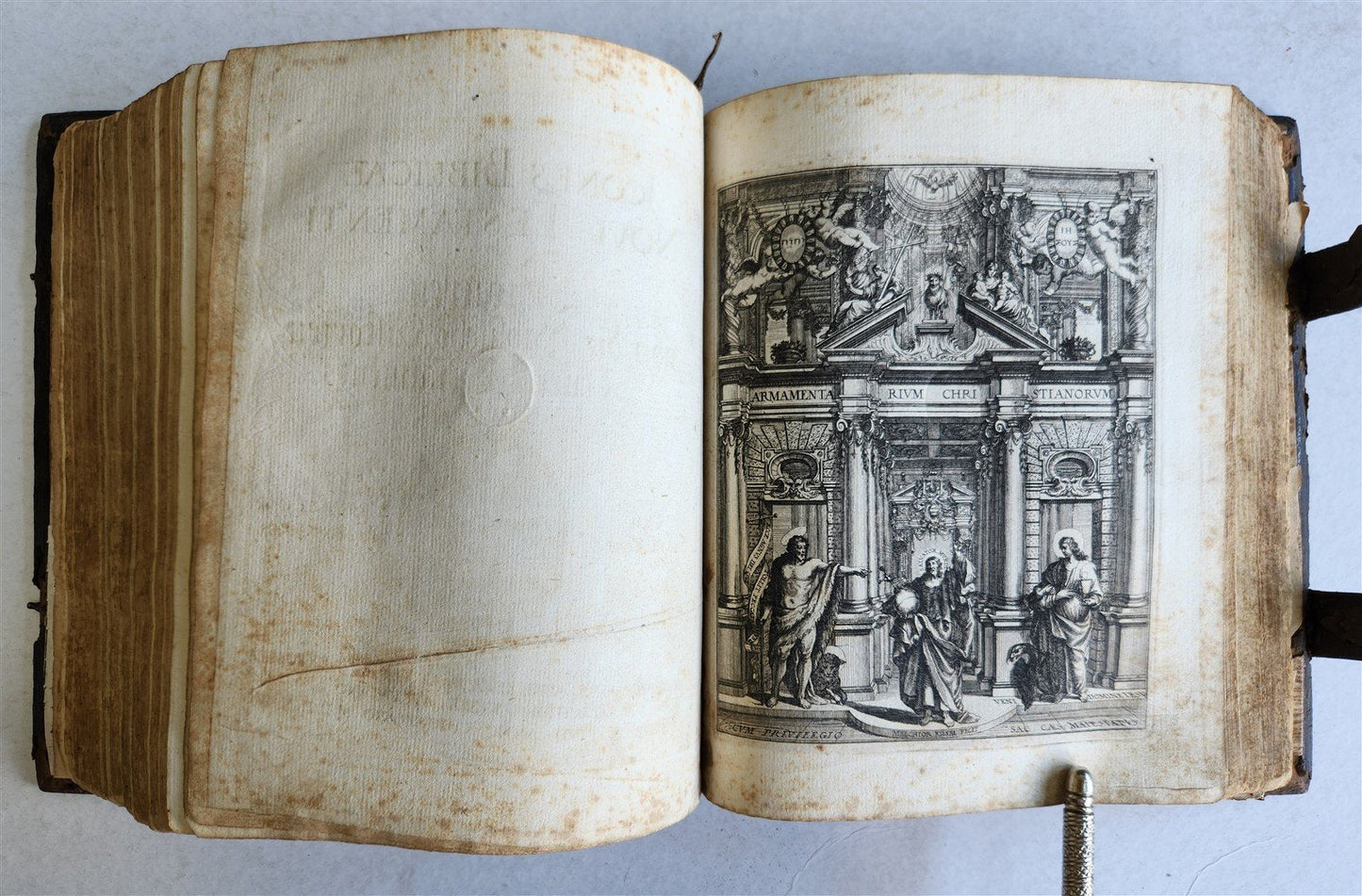 1679 ILLUSTRATED BIBLE antique Icones biblicae Veteris et Novi Testamenti RARE