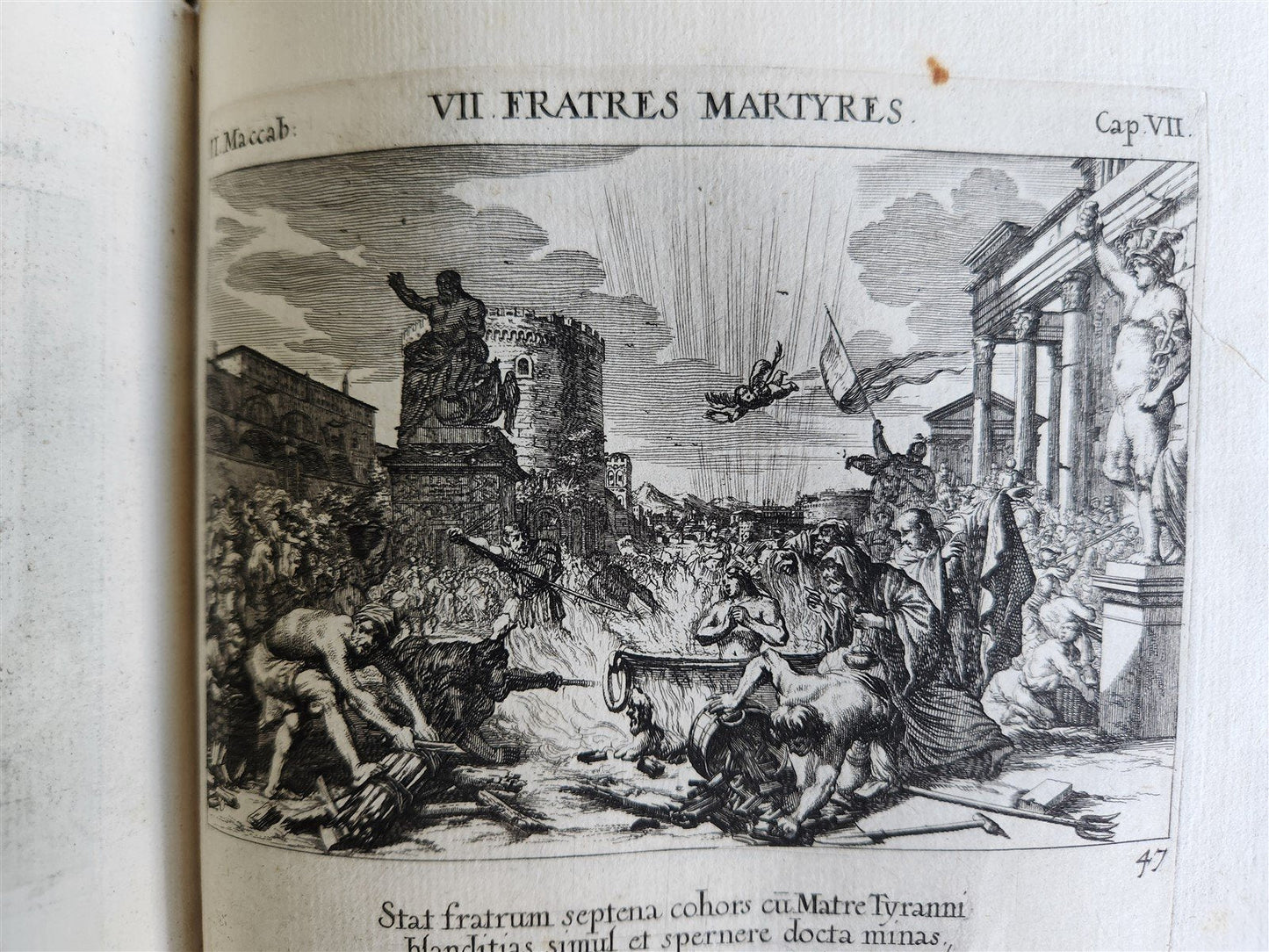 1679 ILLUSTRATED BIBLE antique Icones biblicae Veteris et Novi Testamenti RARE