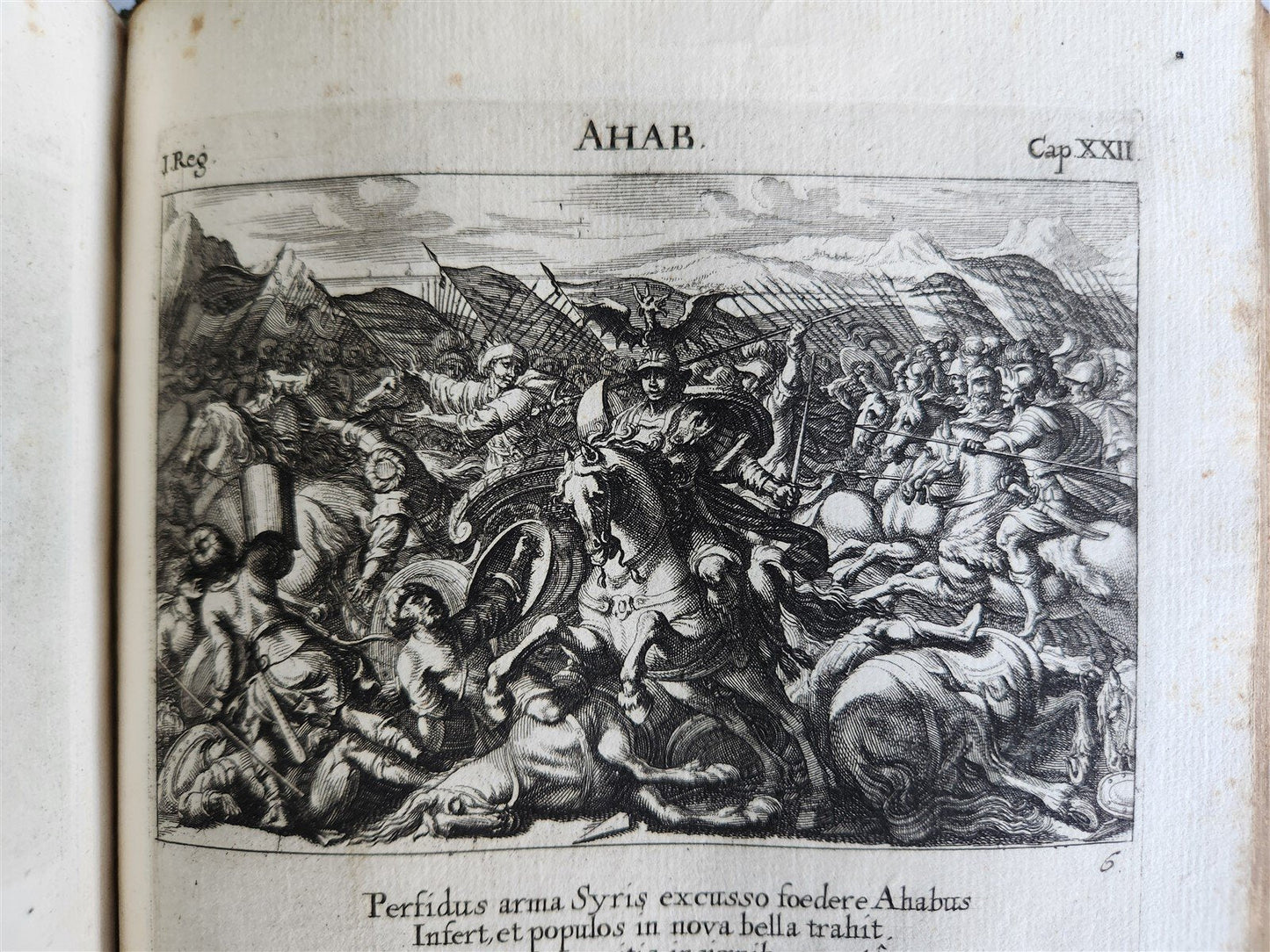 1679 ILLUSTRATED BIBLE antique Icones biblicae Veteris et Novi Testamenti RARE