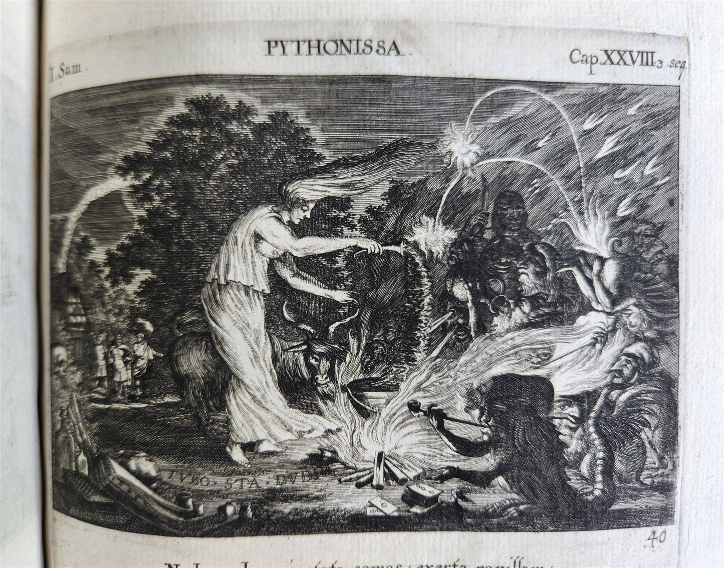 1679 ILLUSTRATED BIBLE antique Icones biblicae Veteris et Novi Testamenti RARE