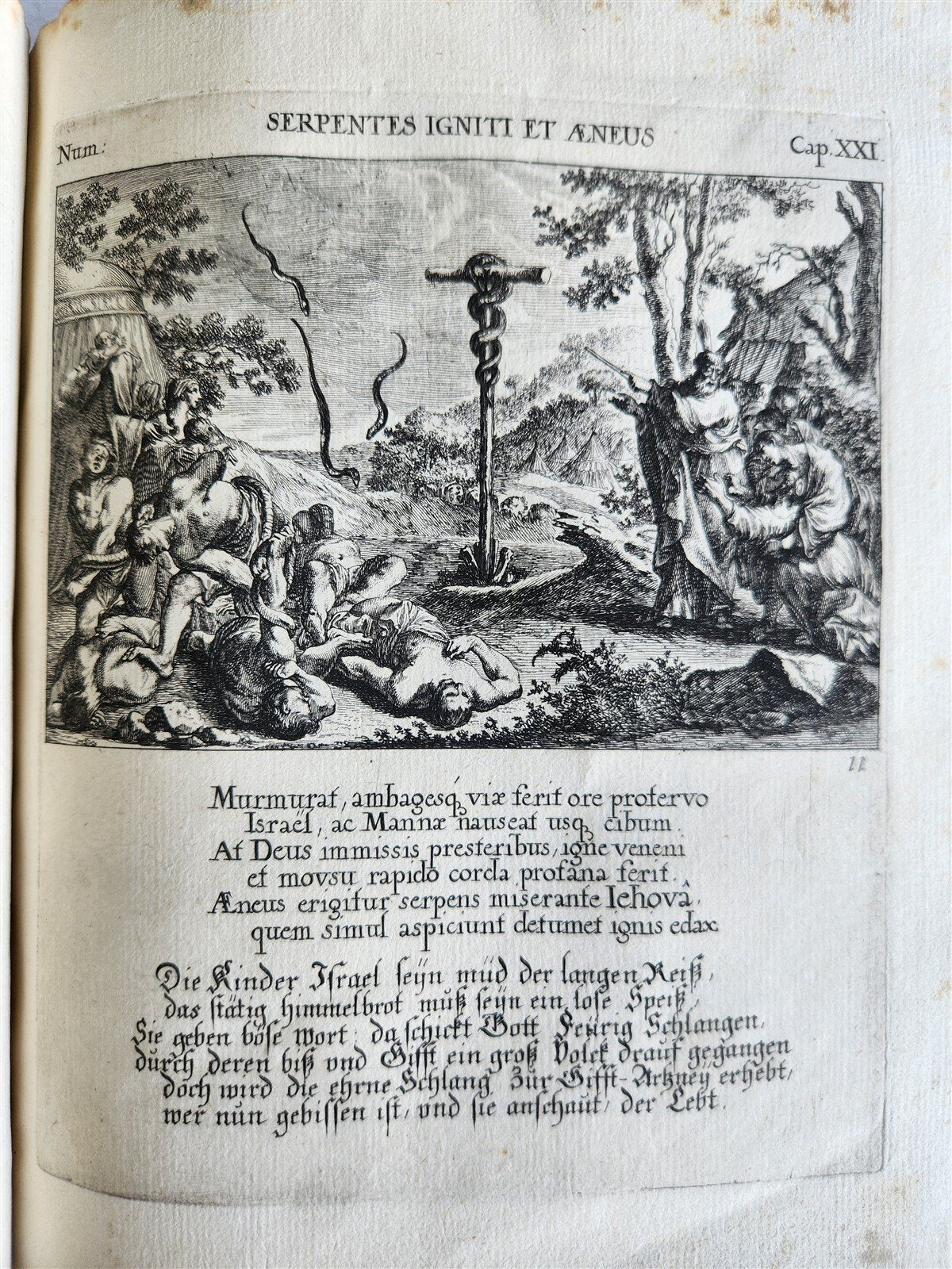 1679 ILLUSTRATED BIBLE antique Icones biblicae Veteris et Novi Testamenti RARE