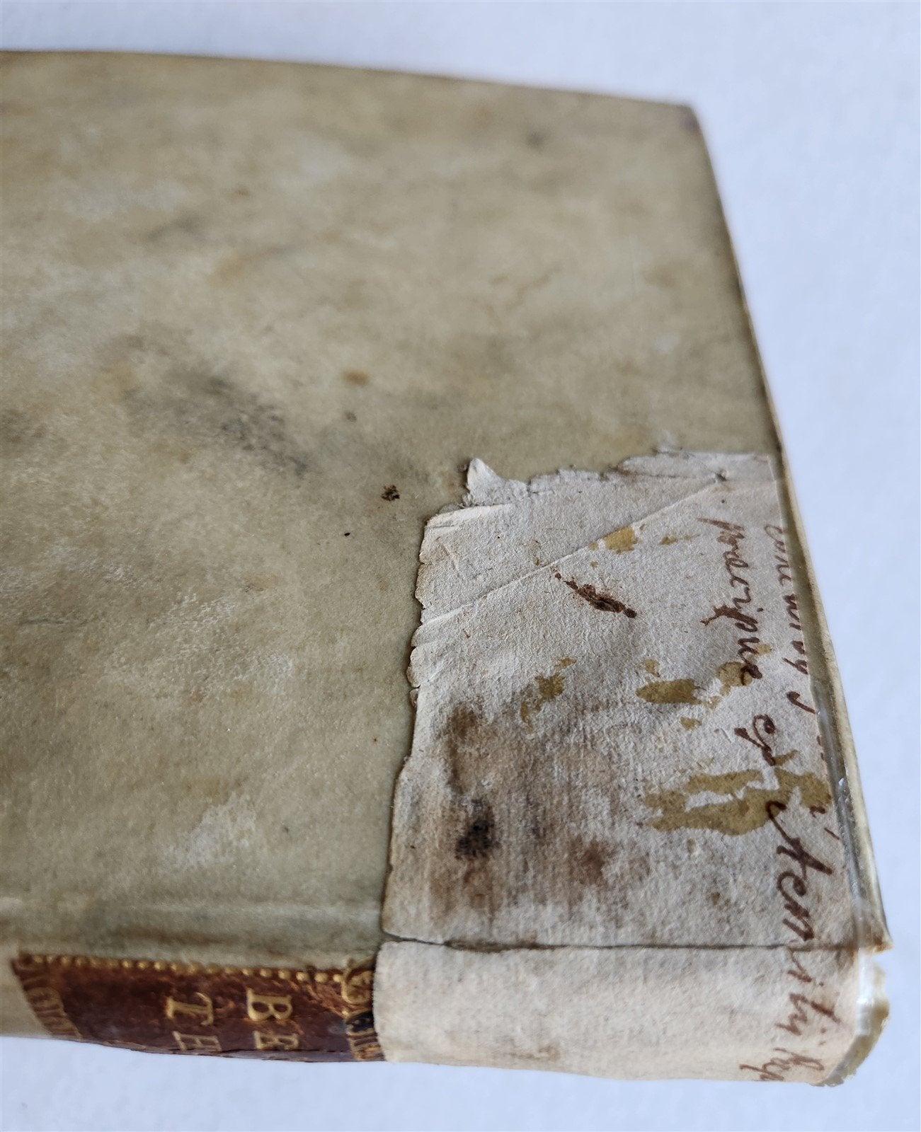 1792 THEOLOGY by JO. LAURENTII BERTI FLORENTINI antique VELLUM BINDING