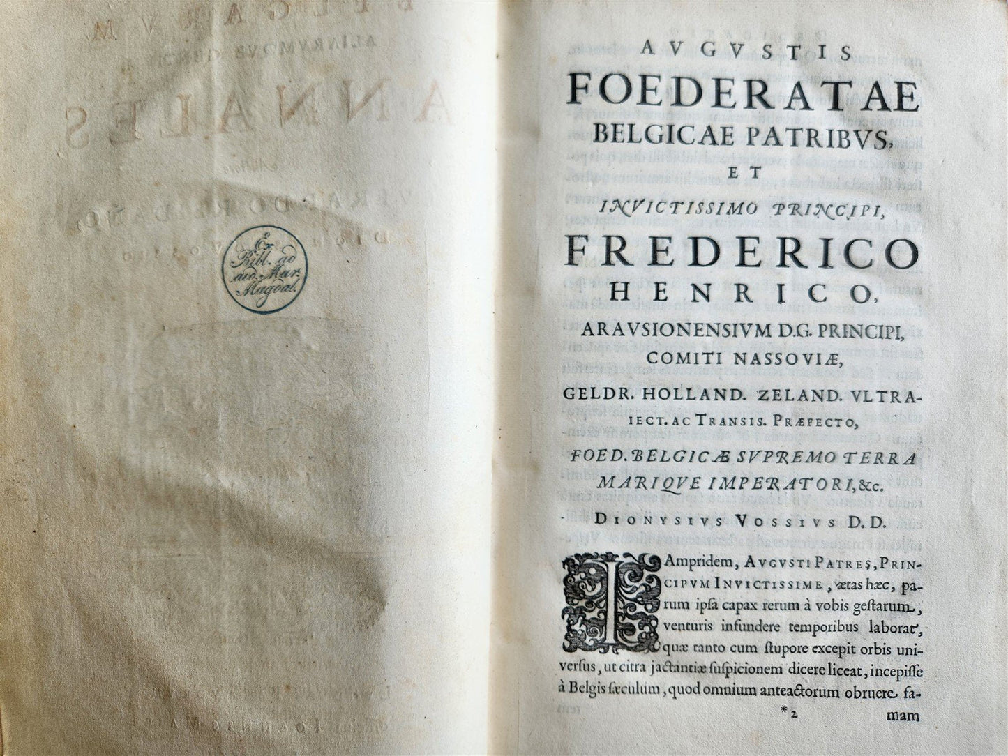 1633 EUROPE HISTORY antique FOLIO Britannicarum Gallicarum Belgicarum Germanica