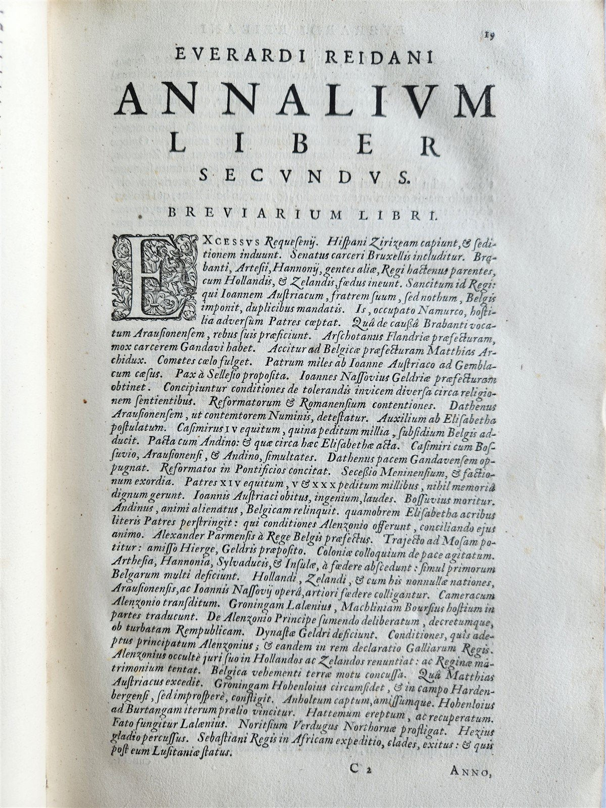 1633 EUROPE HISTORY antique FOLIO Britannicarum Gallicarum Belgicarum Germanica