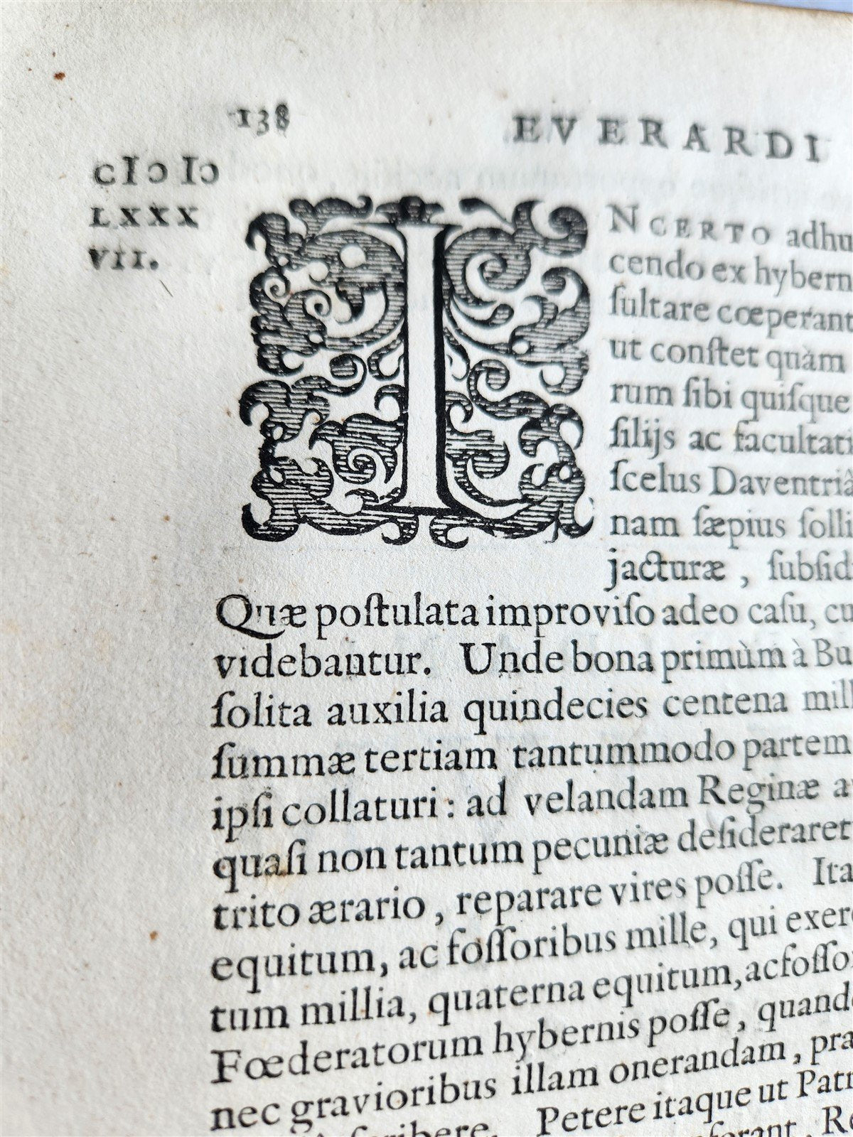 1633 EUROPE HISTORY antique FOLIO Britannicarum Gallicarum Belgicarum Germanica