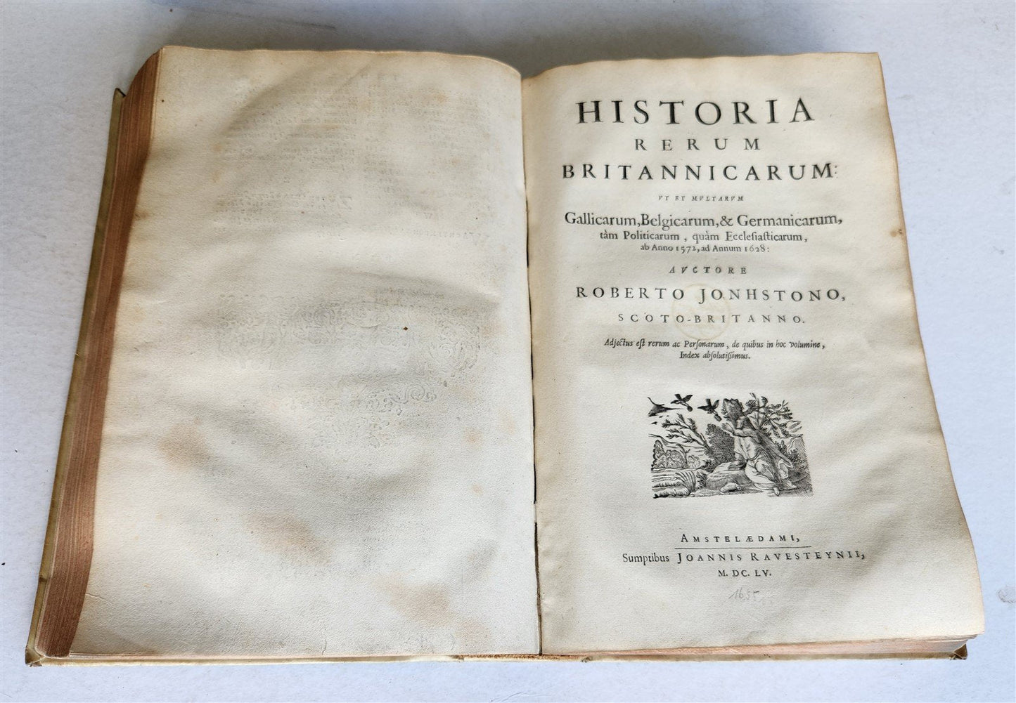 1633 EUROPE HISTORY antique FOLIO Britannicarum Gallicarum Belgicarum Germanica