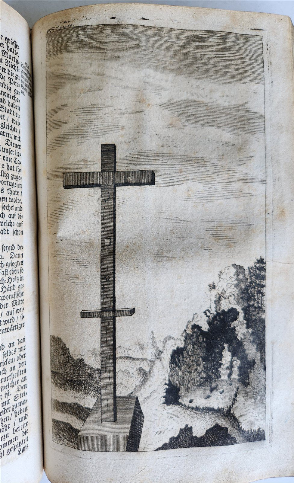 1738 JAPANESE HISTORY antique ILLUSTRATED PIGSKIN FOLIO Jesuit mission in Japan