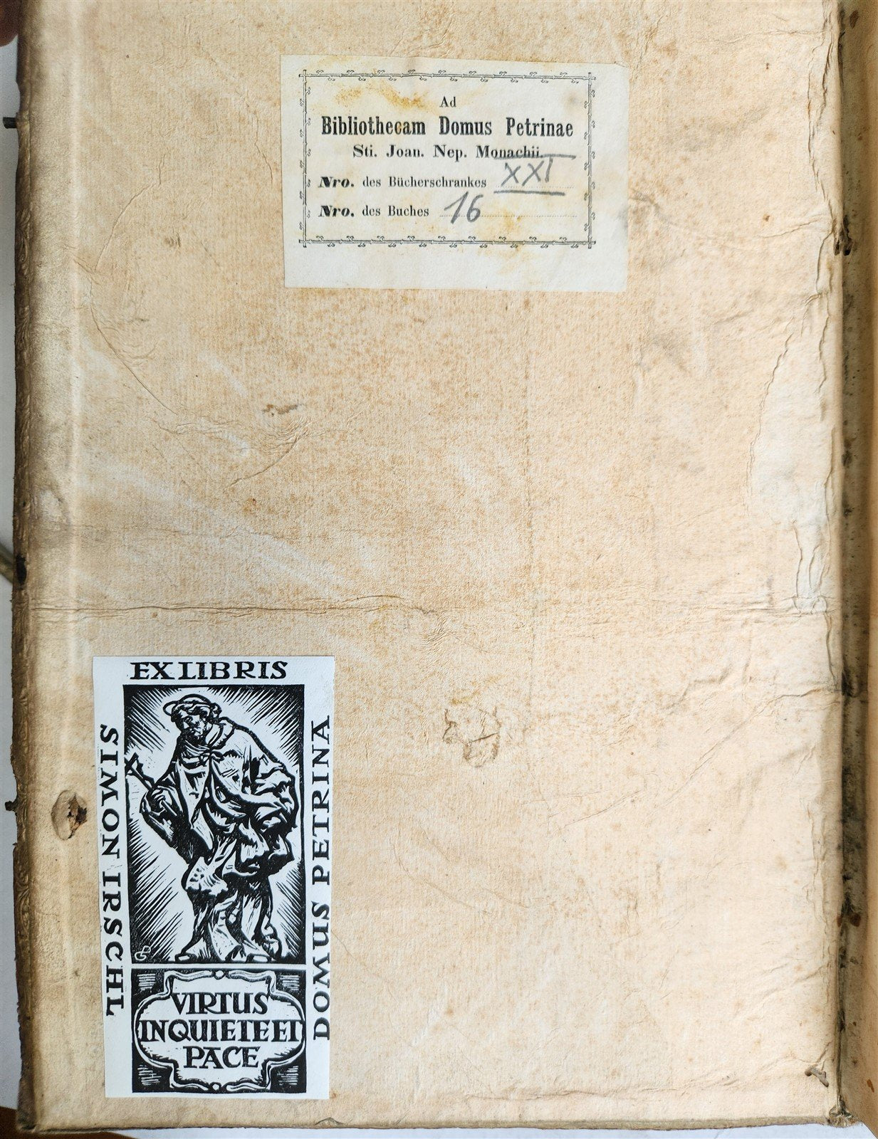 1713 CONCIONATORIS by Sebastiano Textor antique PIGSKIN BOUND FOLIO