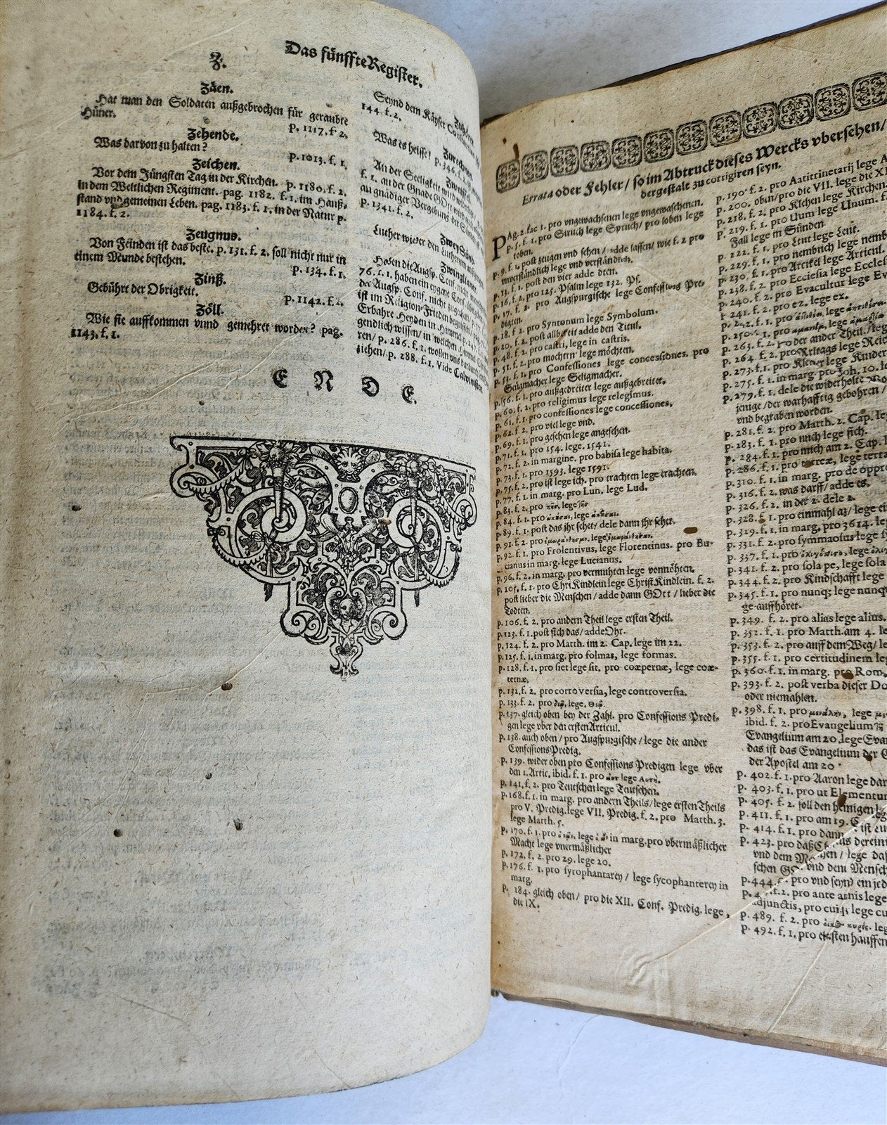 1654 SERMONS Augustana fidei confessio antique PIGSKIN BOUND FOLIO w/ CLASPS