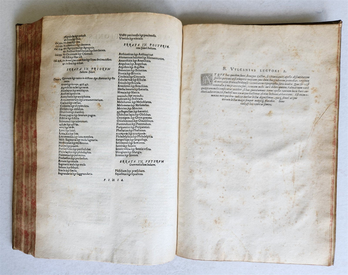 1577 ENCYCLOPEDIA of SCIENCE by ISIDORE von SEVILLA antique VELLUM BOUND FOLIO