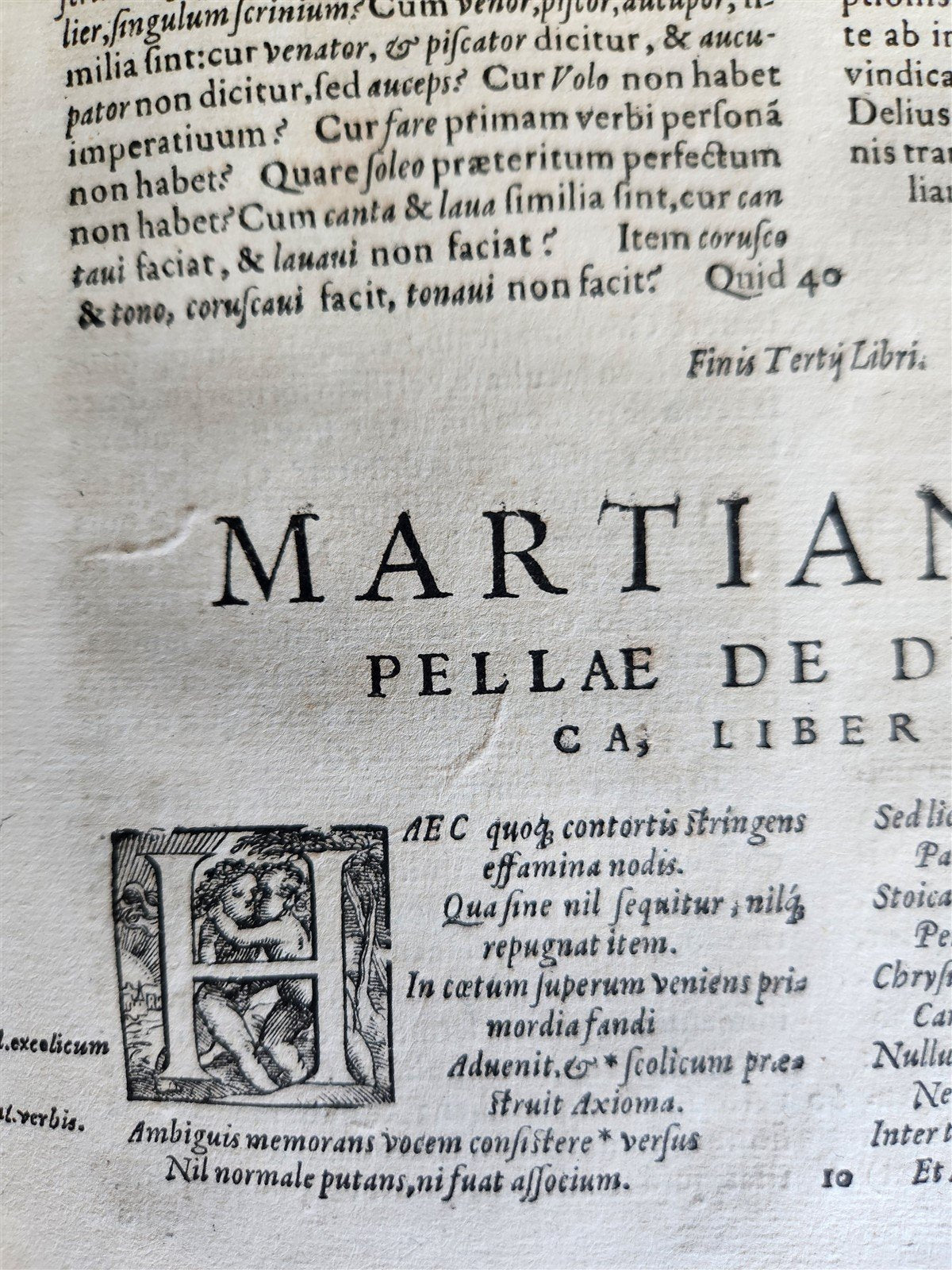 1577 ENCYCLOPEDIA of SCIENCE by ISIDORE von SEVILLA antique VELLUM BOUND FOLIO