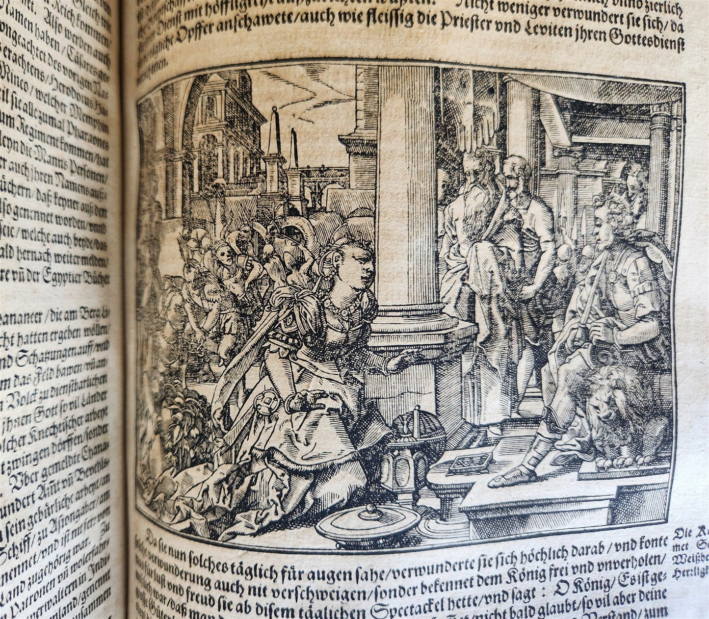 1595 FLAVIUS JOSEPHUS ILLUSTRATED by TOBIAS STIMMER antique FOLIO JUDAICA
