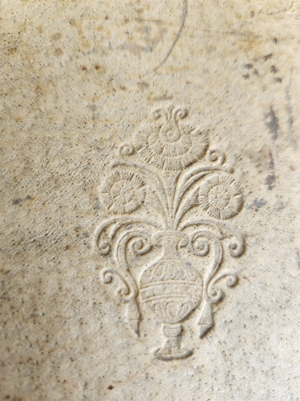 1702 POLYANTHEA SACRA antique BLIND-STAMPED PIGSKIN BOUND FOLIO w/CLASPS