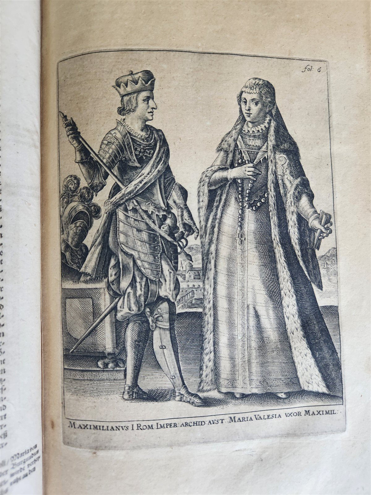 1614 ILLUSTRATED GERMAN HISTORY Lower Saxony War description antique VELLUM