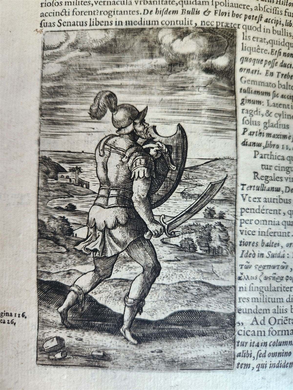 1598 DE MILITIA ROMANA by LIPSIUS antique ILLUSTRATED WARFARE Plantiniana vellum
