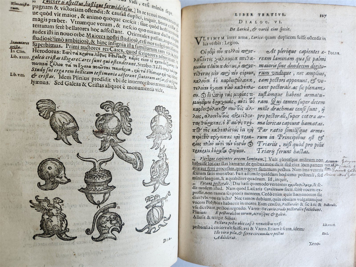 1598 DE MILITIA ROMANA by LIPSIUS antique ILLUSTRATED WARFARE Plantiniana vellum