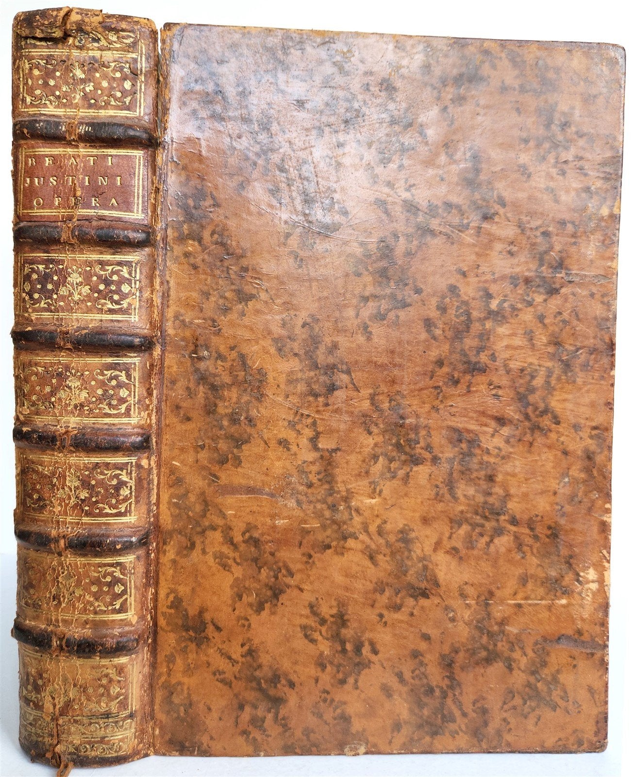 1544-1554 1st Latin edition of JUSTINUS MARTYR WORKS antique 16th CENTURY FOLIO