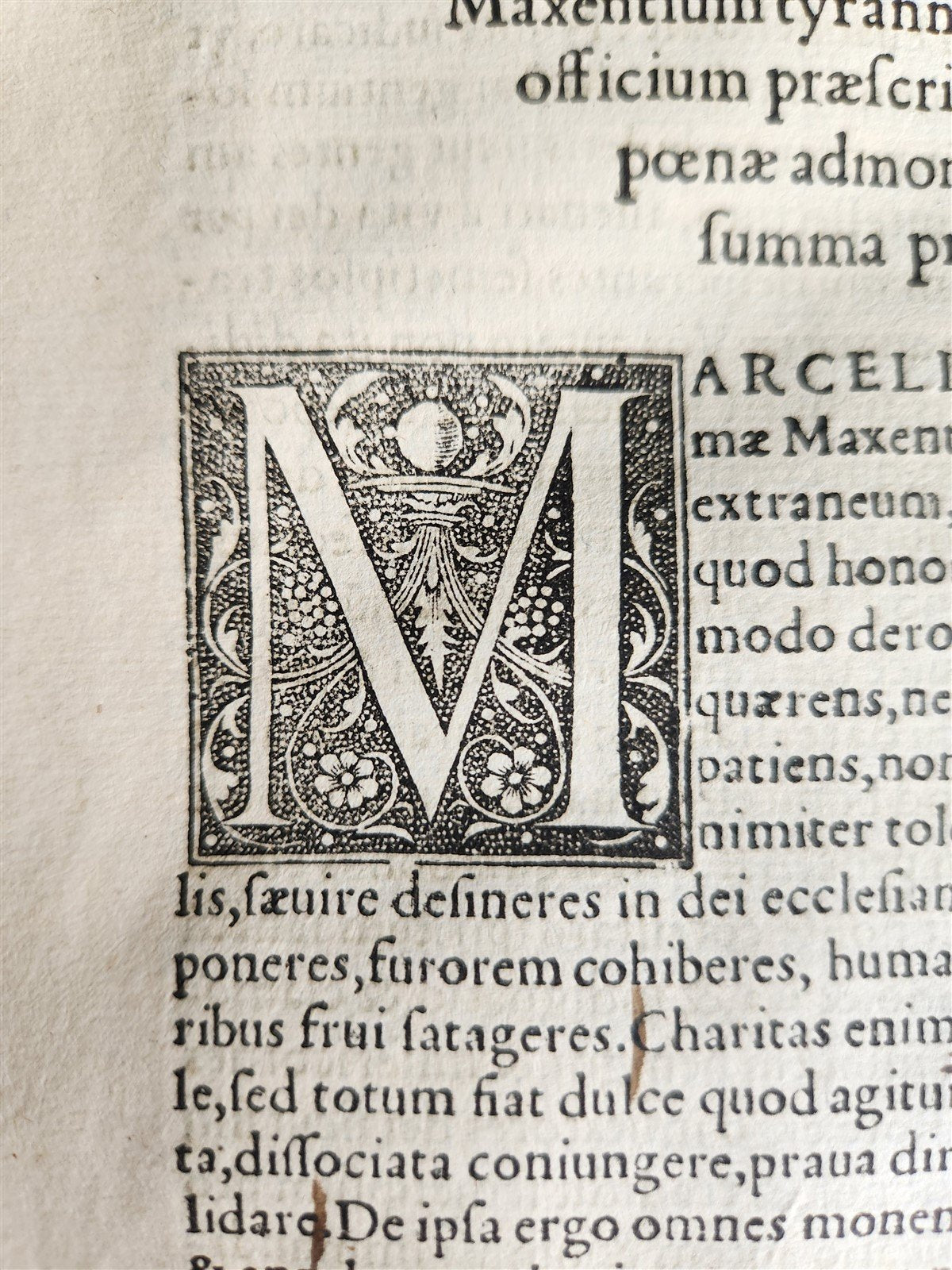 1544-1554 1st Latin edition of JUSTINUS MARTYR WORKS antique 16th CENTURY FOLIO