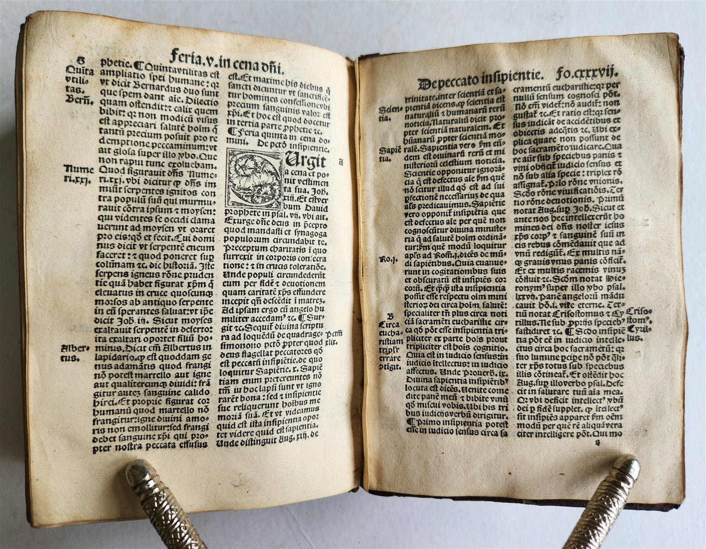 1518 SERMONS POST-INCUNABULA antique early 16th CENTURY original binding RARE