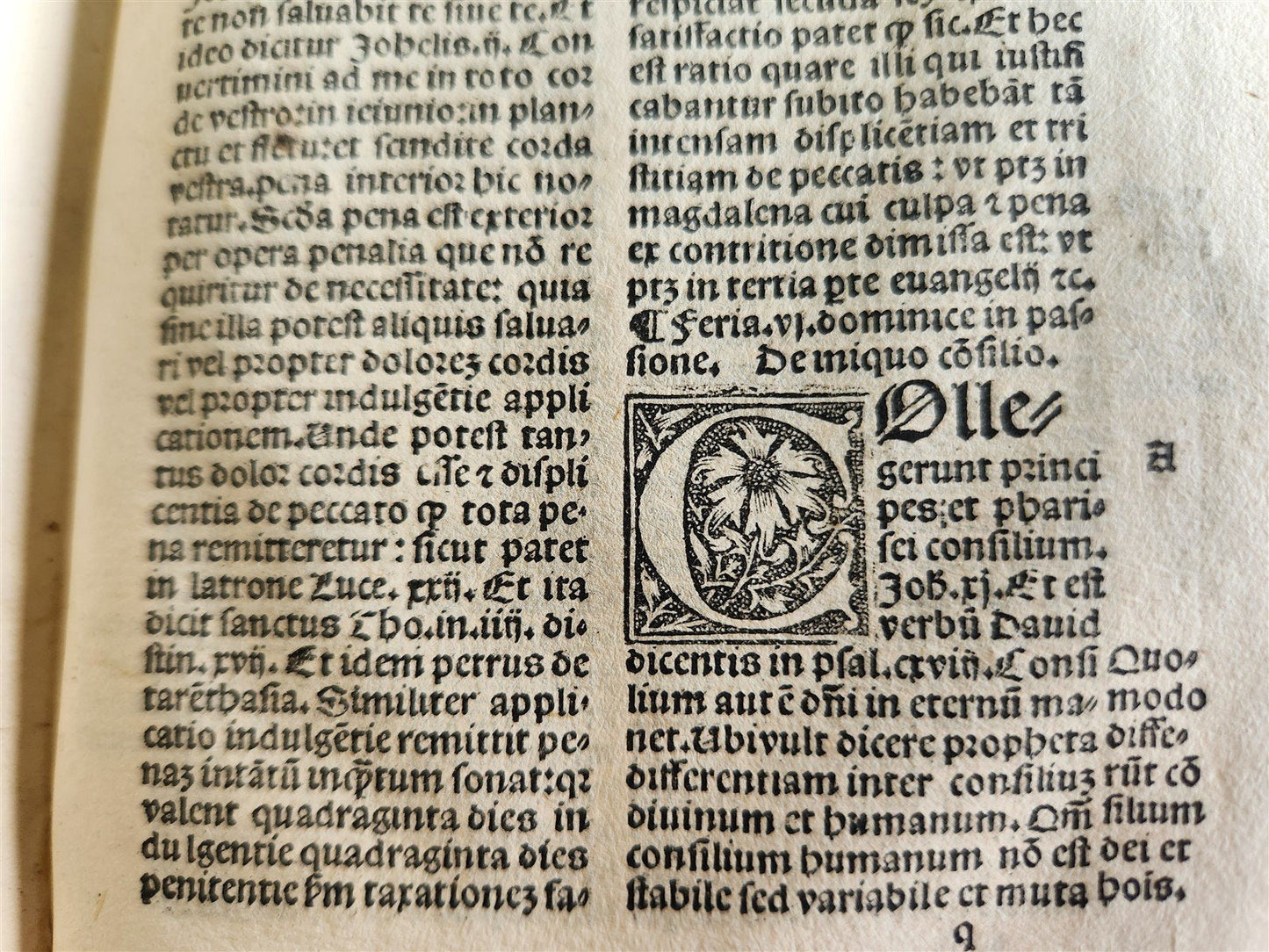 1518 SERMONS POST-INCUNABULA antique early 16th CENTURY original binding RARE