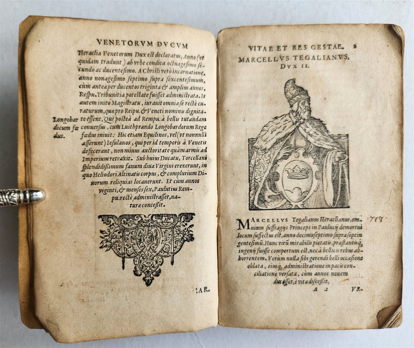 1574 HISTORY of VENICE antique AMMAN ILLUSTRATED 103 VENETIAN DOGES ENGRAVINGS