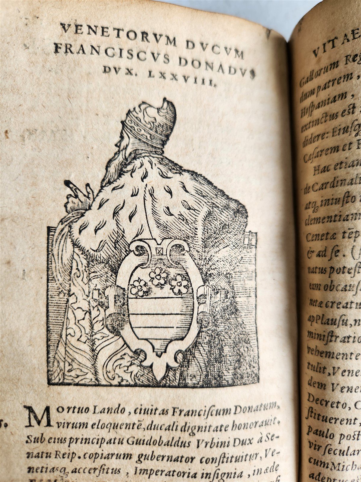 1574 HISTORY of VENICE antique AMMAN ILLUSTRATED 103 VENETIAN DOGES ENGRAVINGS