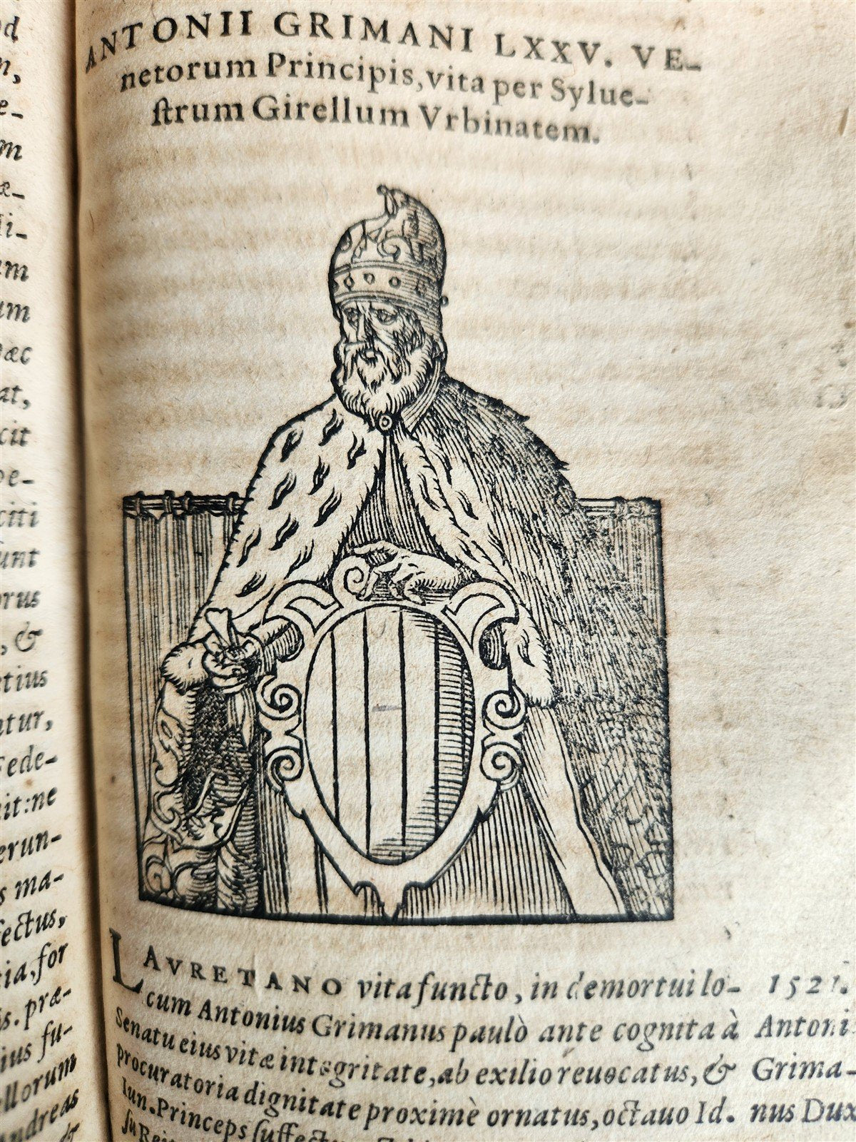 1574 HISTORY of VENICE antique AMMAN ILLUSTRATED 103 VENETIAN DOGES ENGRAVINGS