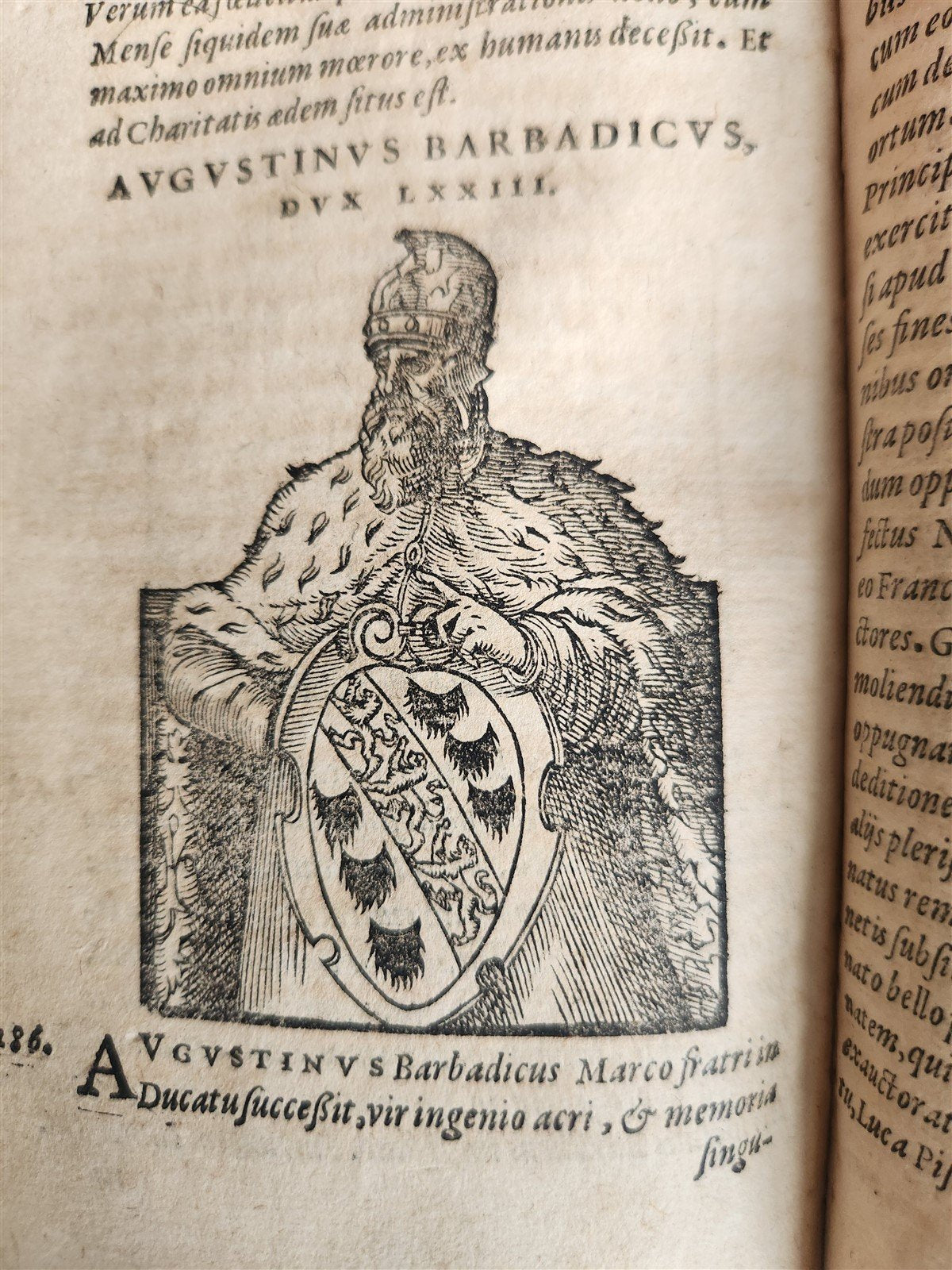 1574 HISTORY of VENICE antique AMMAN ILLUSTRATED 103 VENETIAN DOGES ENGRAVINGS
