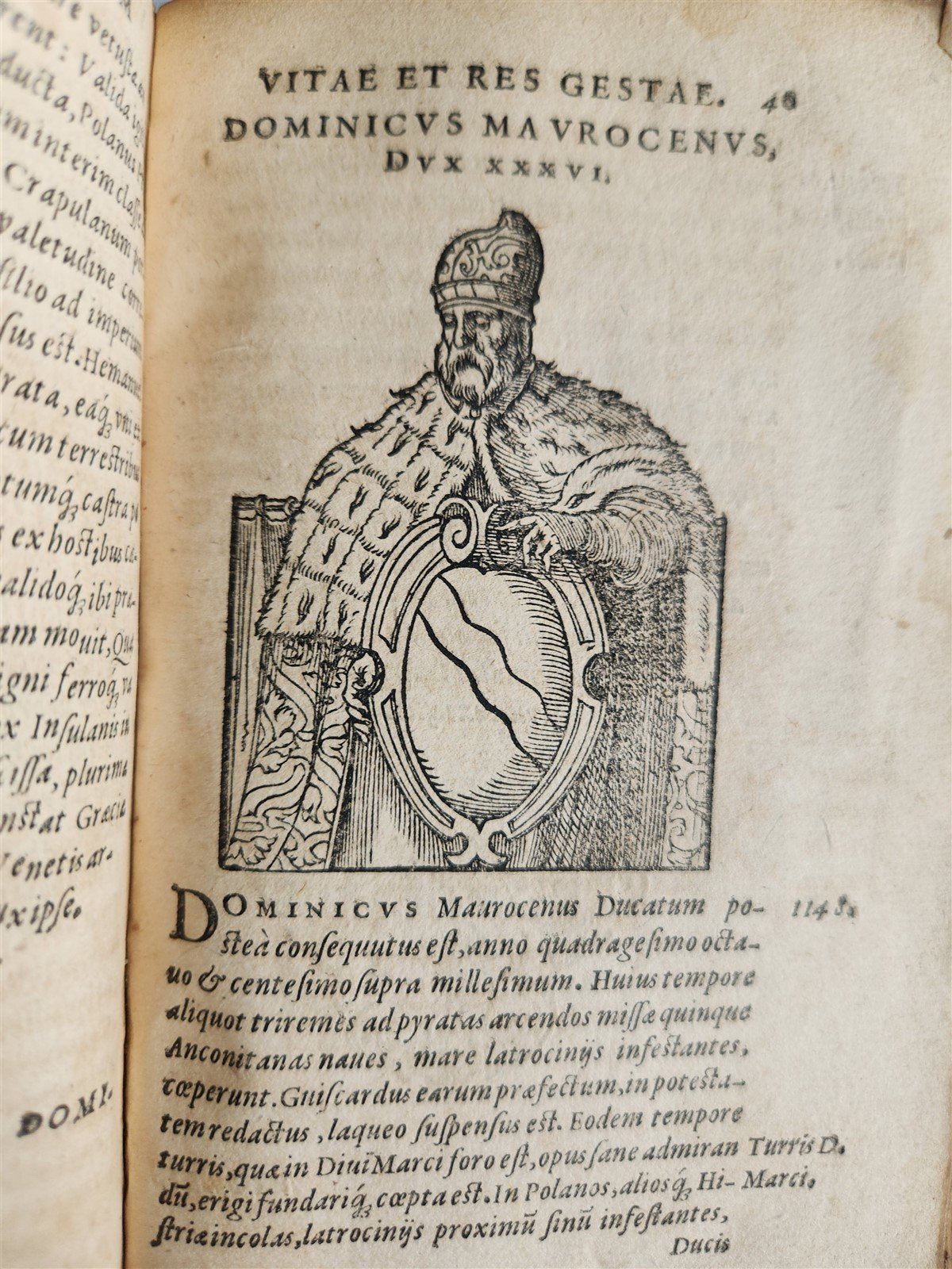 1574 HISTORY of VENICE antique AMMAN ILLUSTRATED 103 VENETIAN DOGES ENGRAVINGS