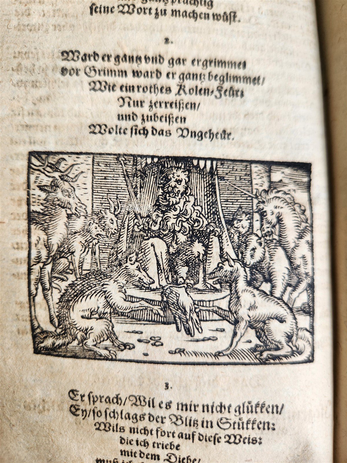 1650 REYNARD THE FOX in GERMAN antique ILLUSTRATED w/ 41 WOODCUTS
