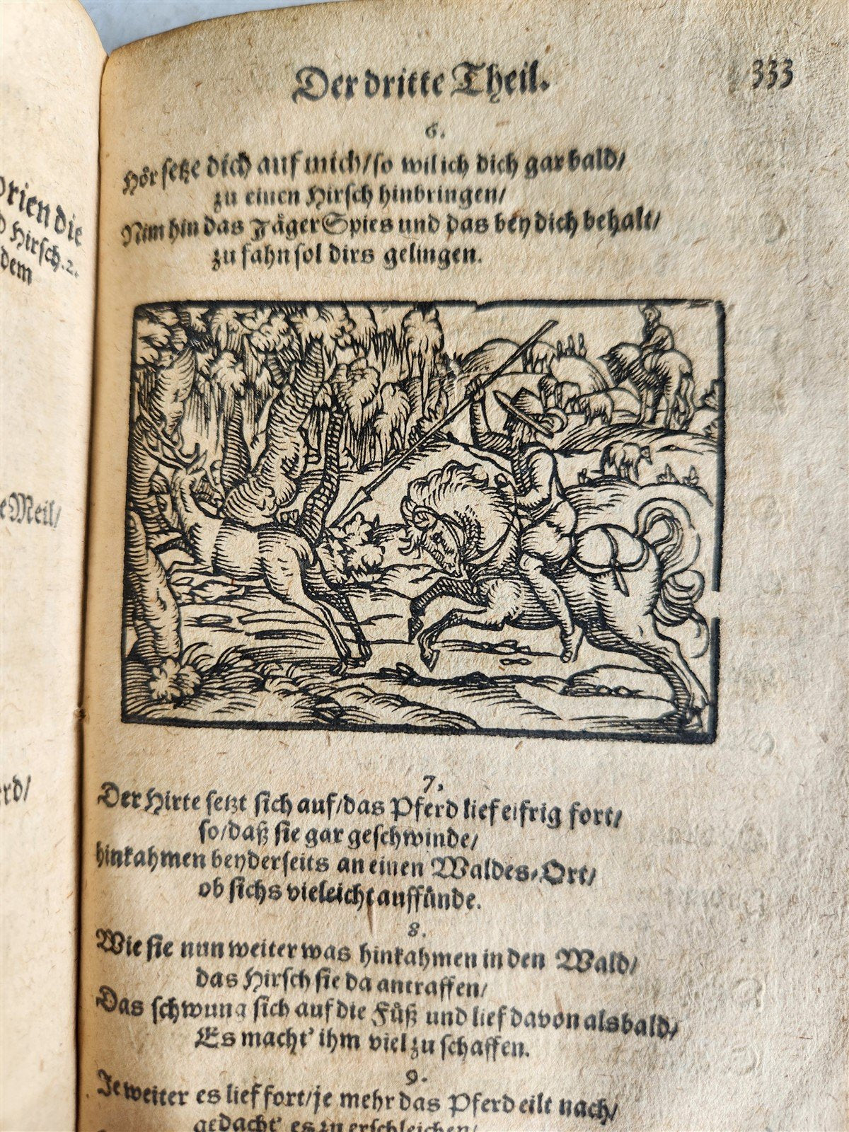 1650 REYNARD THE FOX in GERMAN antique ILLUSTRATED w/ 41 WOODCUTS