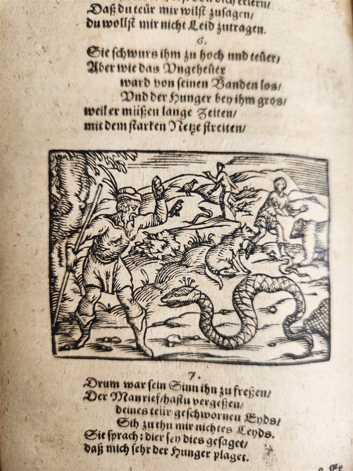 1650 REYNARD THE FOX in GERMAN antique ILLUSTRATED w/ 41 WOODCUTS