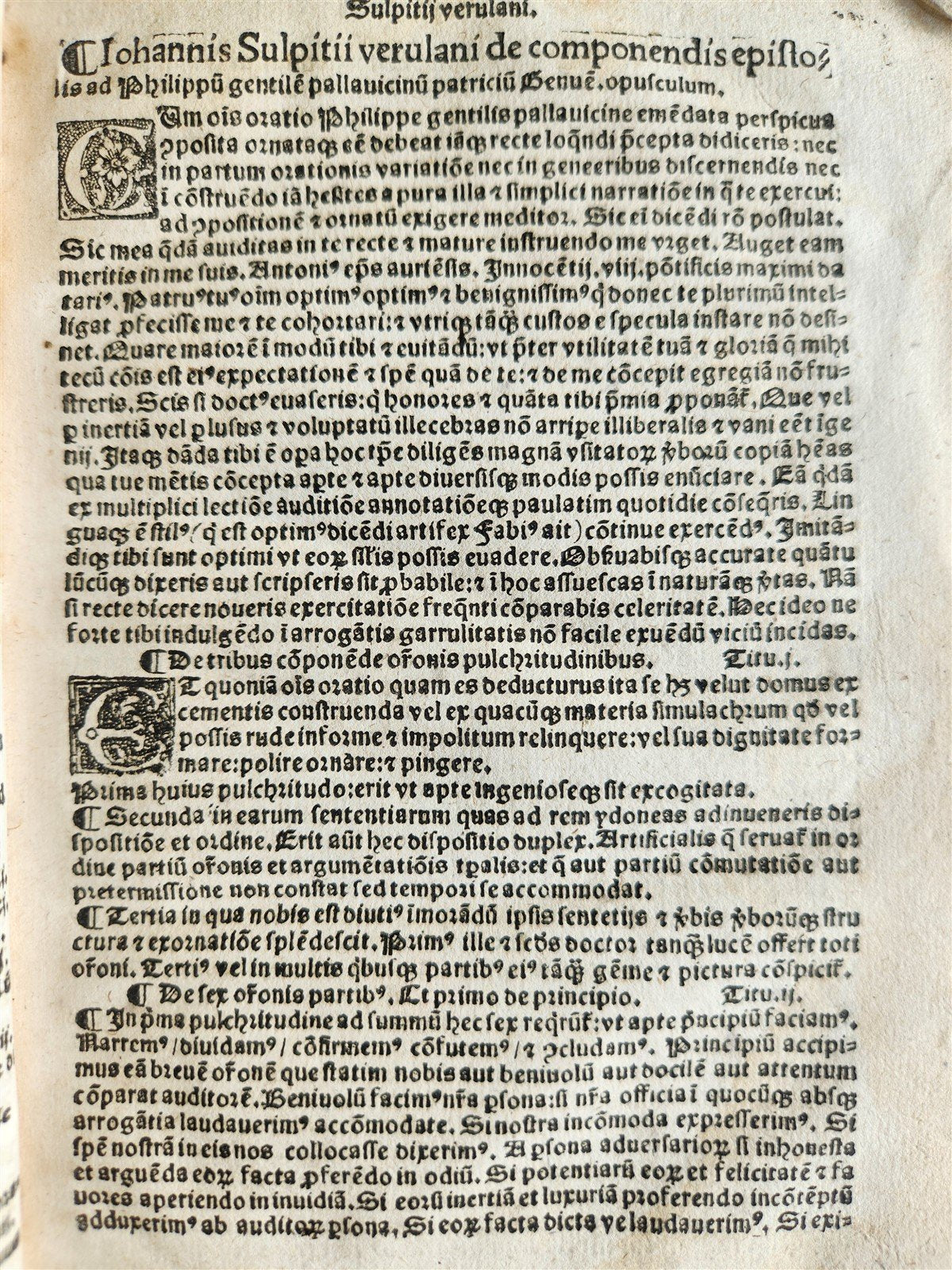 1526 POST-INCUNABULA CICERO COMMENTRAIES by A. DATUS antique ORIGINAL BINDING