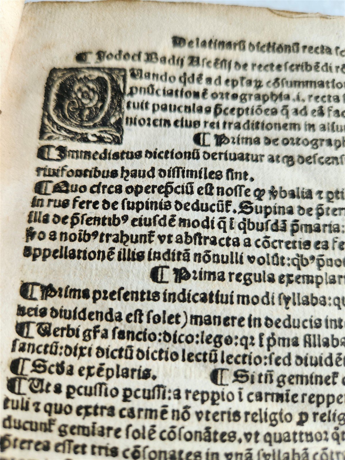 1526 POST-INCUNABULA CICERO COMMENTRAIES by A. DATUS antique ORIGINAL BINDING