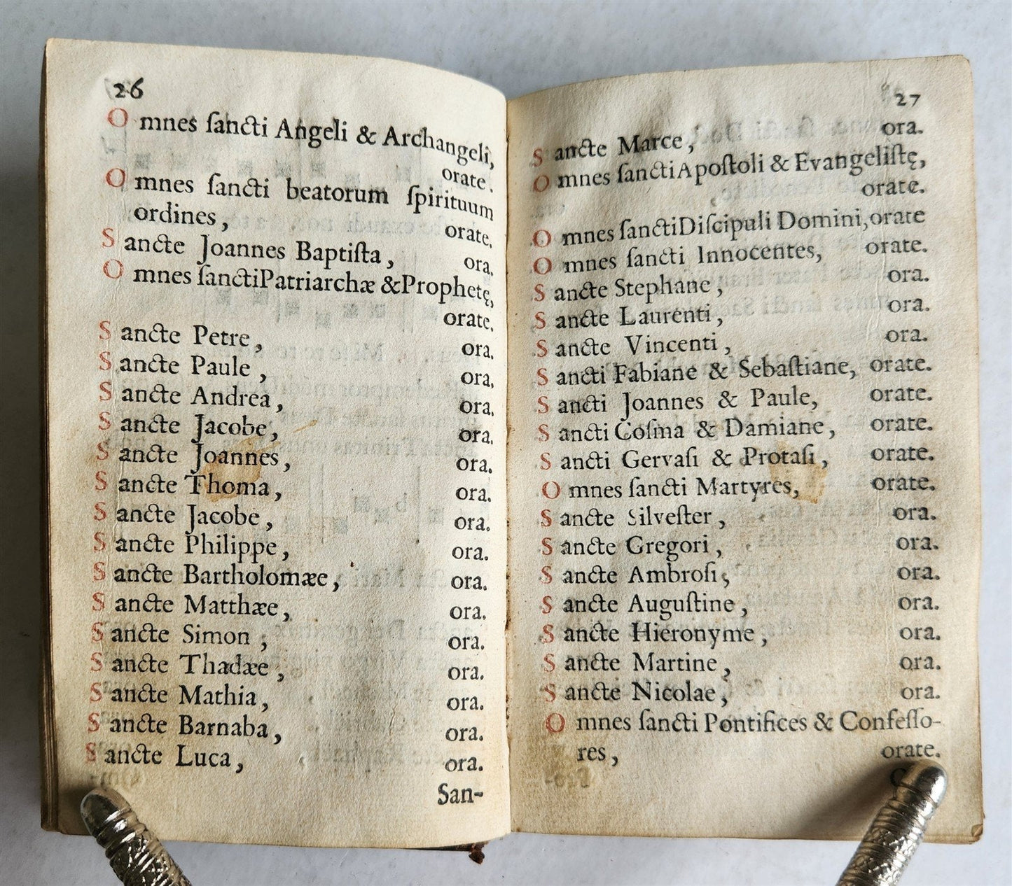 1707 MISSAL antique ILLUSTRATED w/ 20 FOLDING PLATES in GERMAN