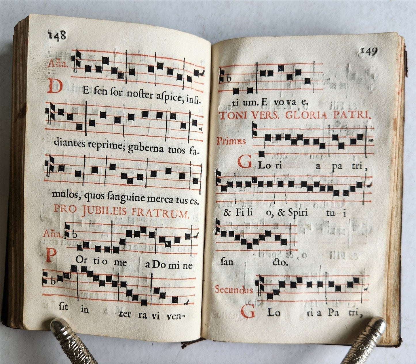 1707 MISSAL antique ILLUSTRATED w/ 20 FOLDING PLATES in GERMAN