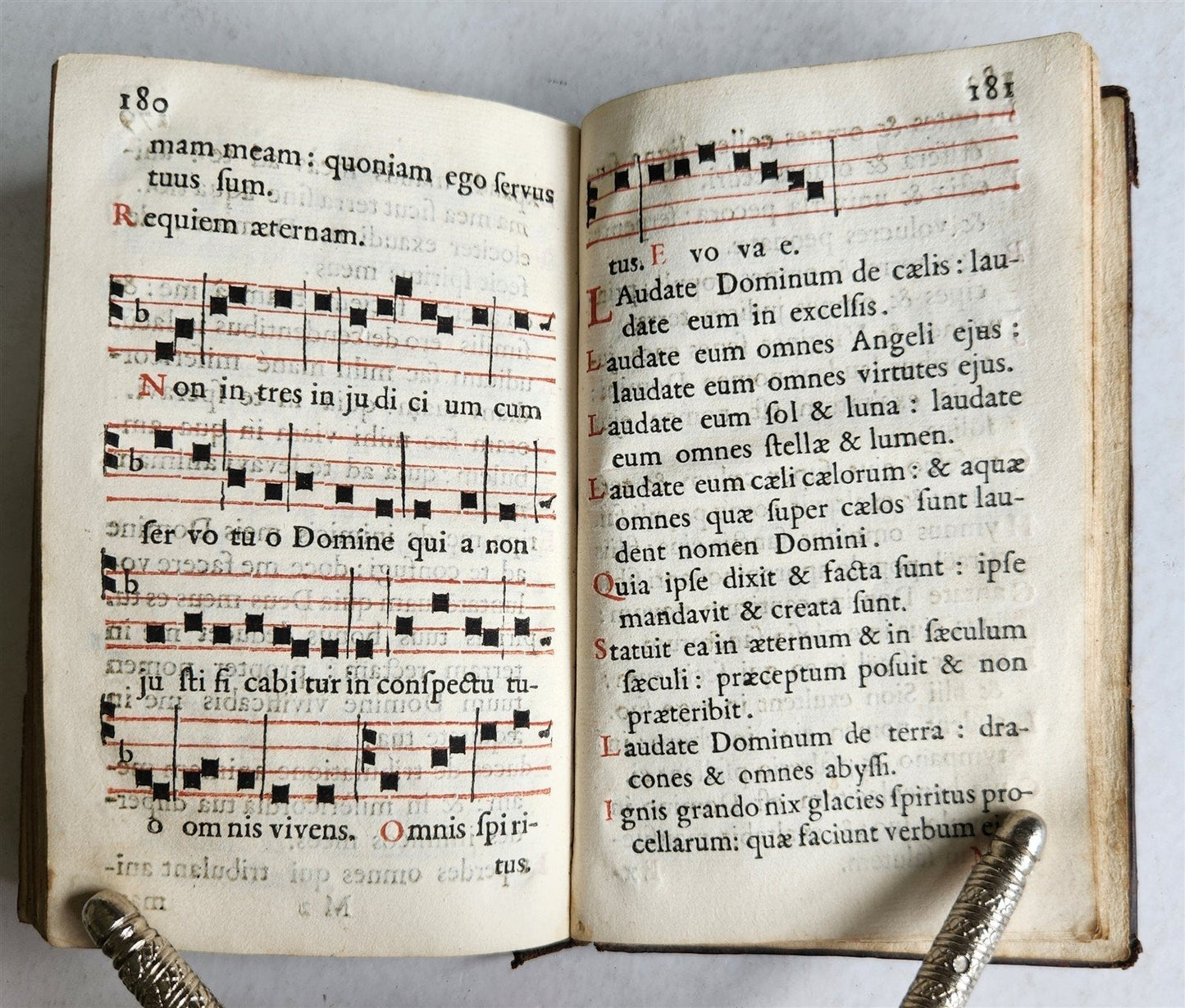 1707 MISSAL antique ILLUSTRATED w/ 20 FOLDING PLATES in GERMAN