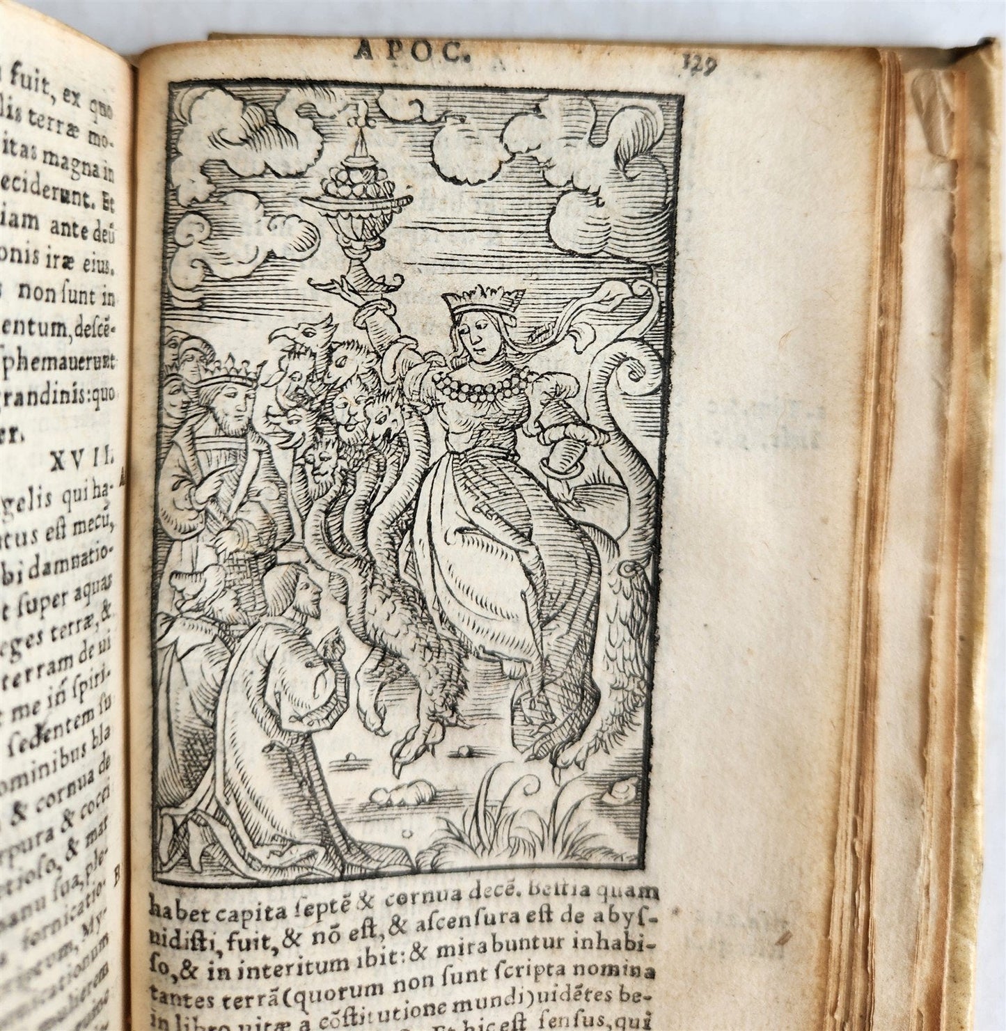 1539 BIBLE in LATIN FULLY ILLUSTRATED antique VELLUM rare 16th CENTURY