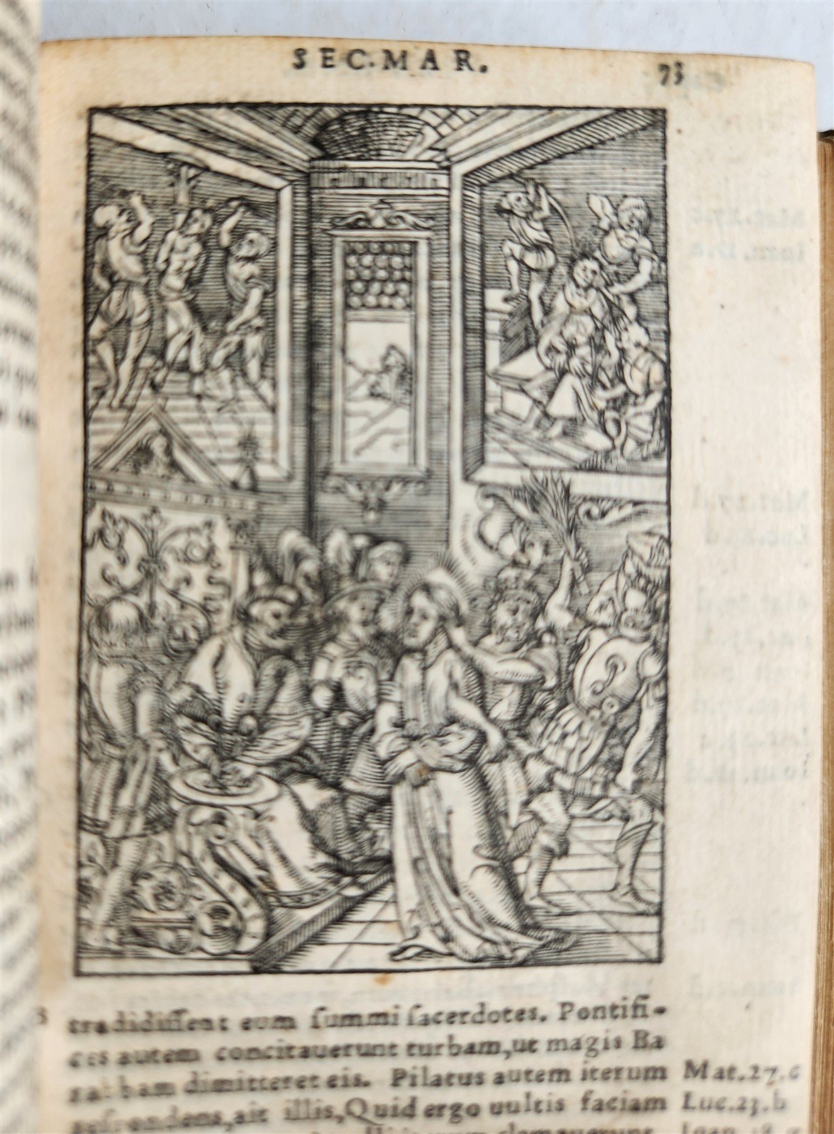 1539 BIBLE in LATIN FULLY ILLUSTRATED antique VELLUM rare 16th CENTURY