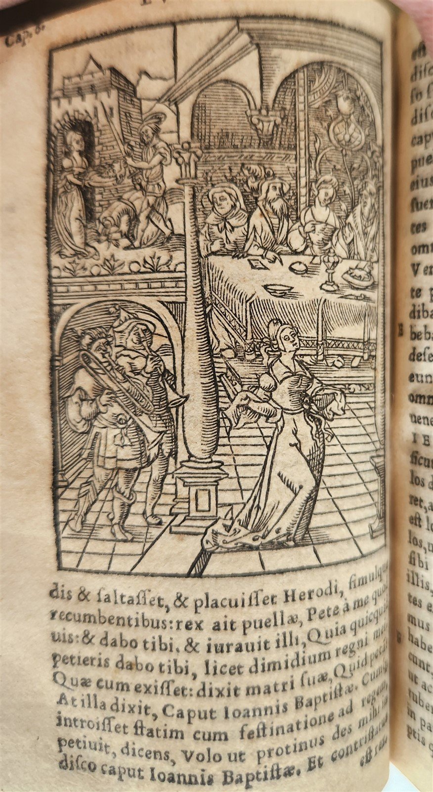 1539 BIBLE in LATIN FULLY ILLUSTRATED antique VELLUM rare 16th CENTURY