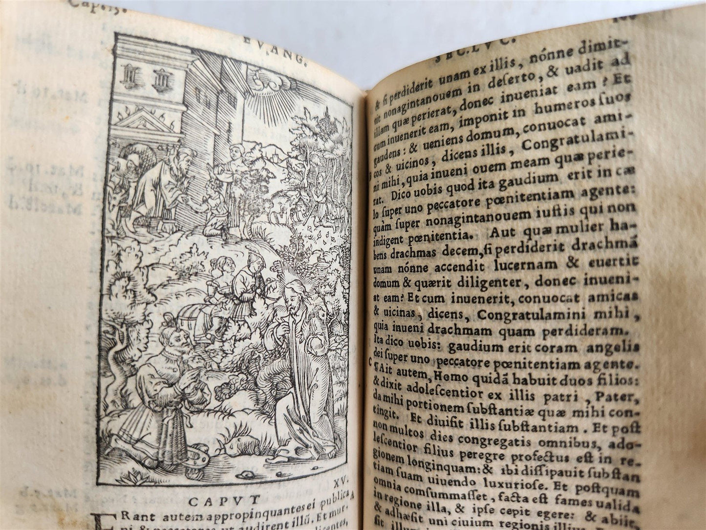 1539 BIBLE in LATIN FULLY ILLUSTRATED antique VELLUM rare 16th CENTURY