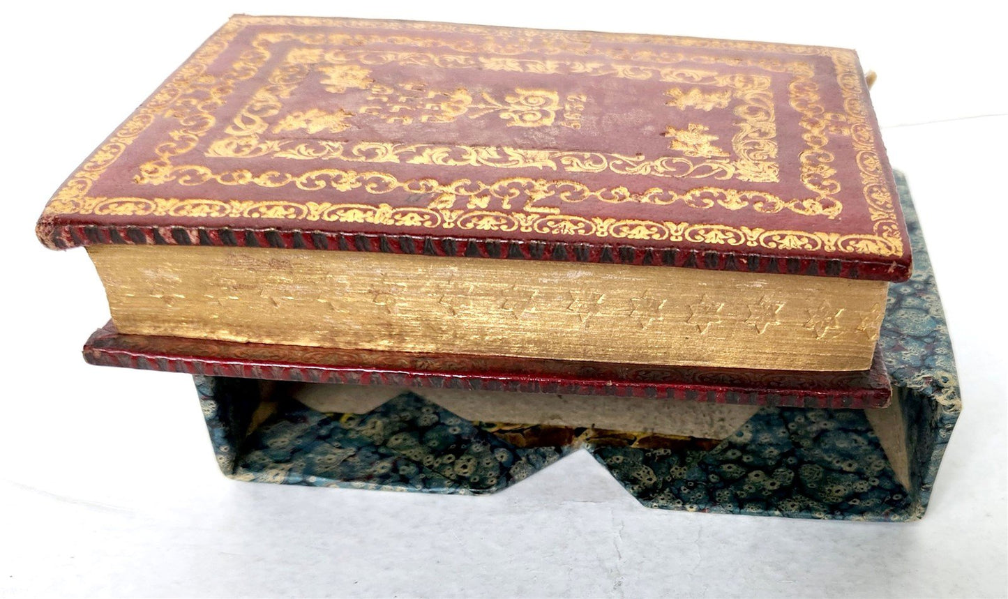1727 BEAUTIFUL BINDING antique TORAH COMMENTARIES Judaica