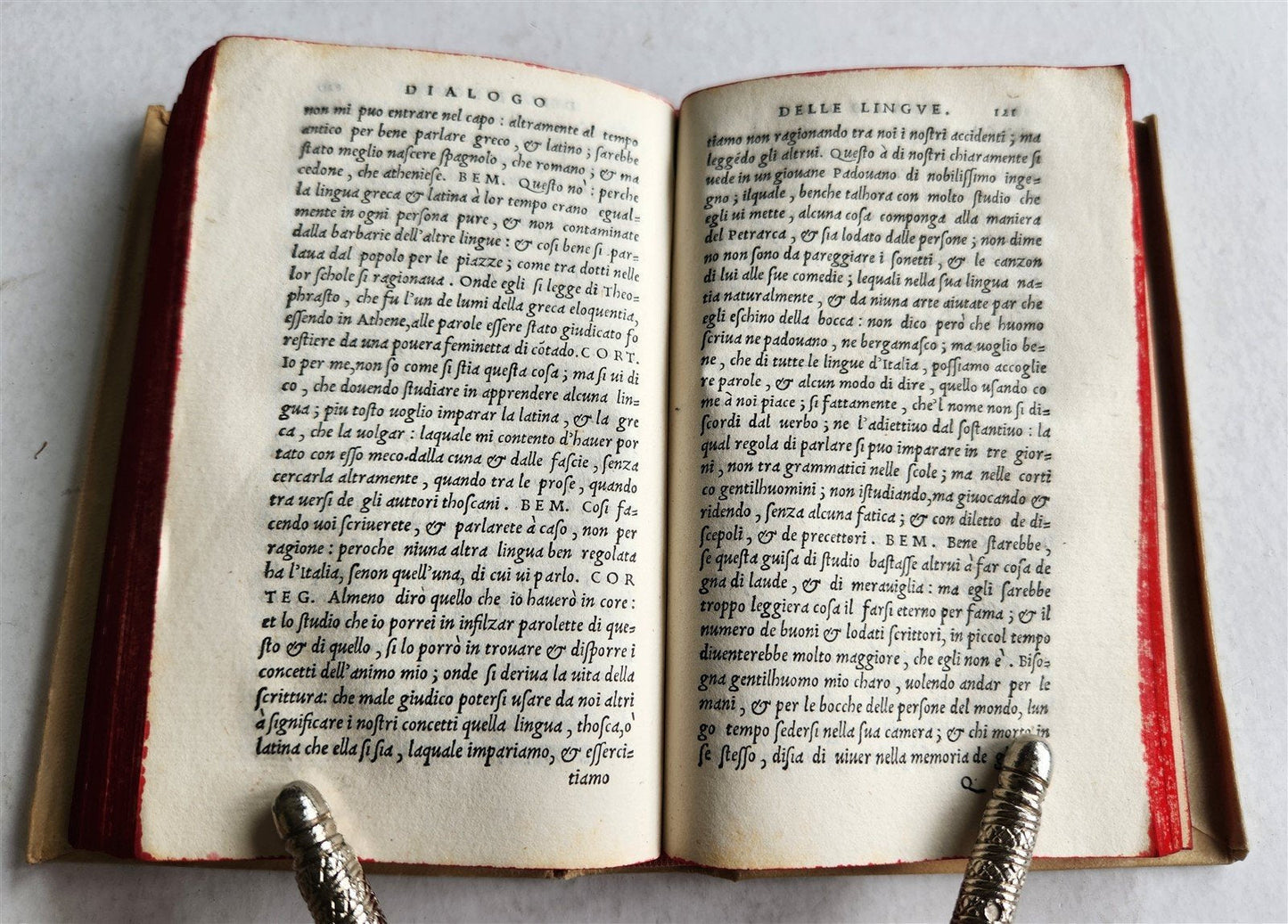 1542 ALDINE PRESS I DIALOGI di MESSER SPERON SPERONI antique VELLUM BOUND ALDUS