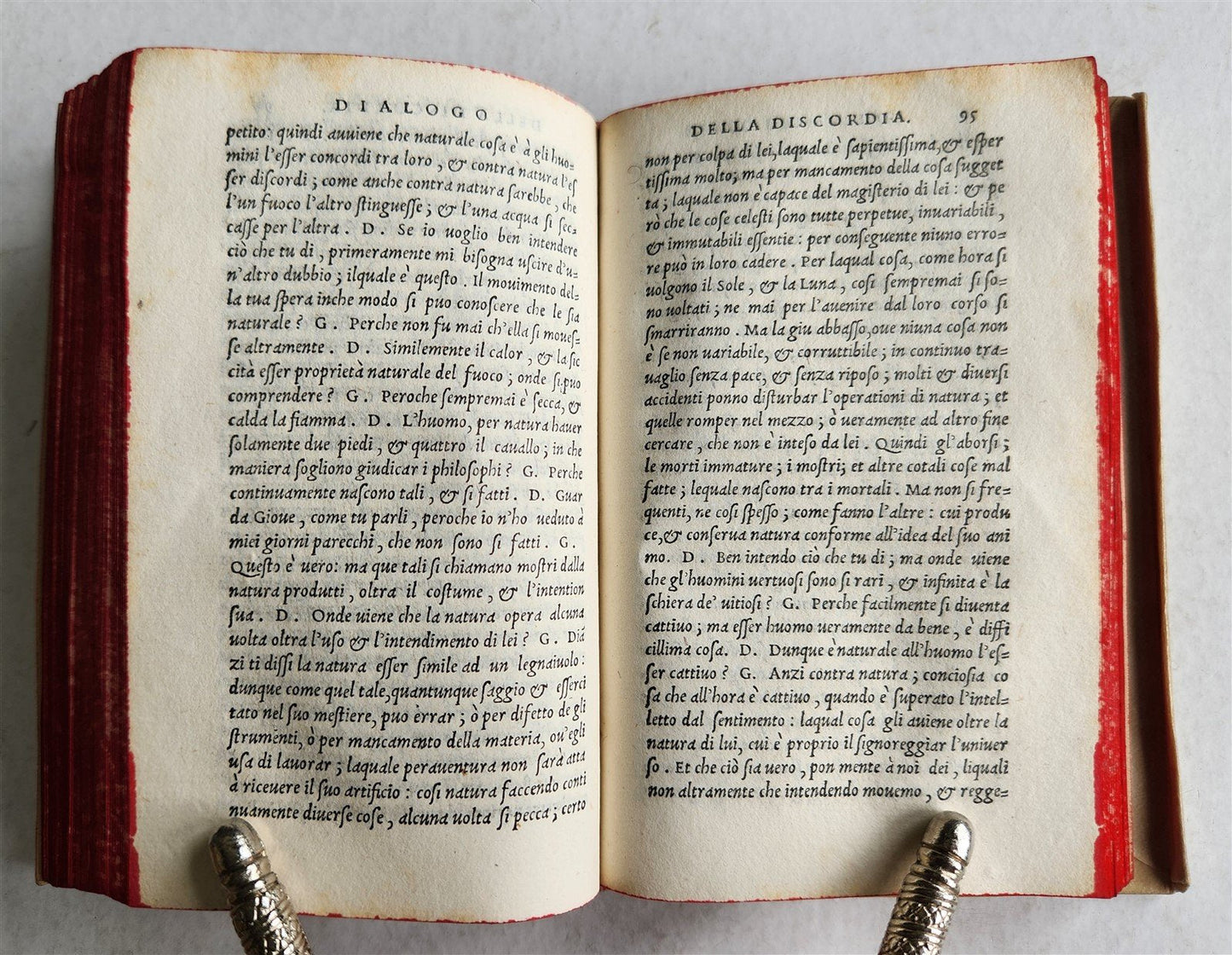 1542 ALDINE PRESS I DIALOGI di MESSER SPERON SPERONI antique VELLUM BOUND ALDUS