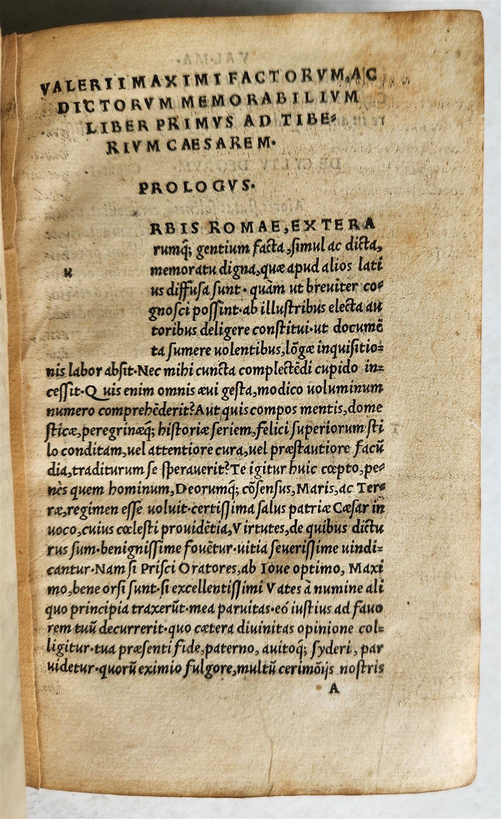 1504 POST-INCUNABULA ALDINE PRESS VALERIUS MAXIMUS antique Dictorum et Factorum