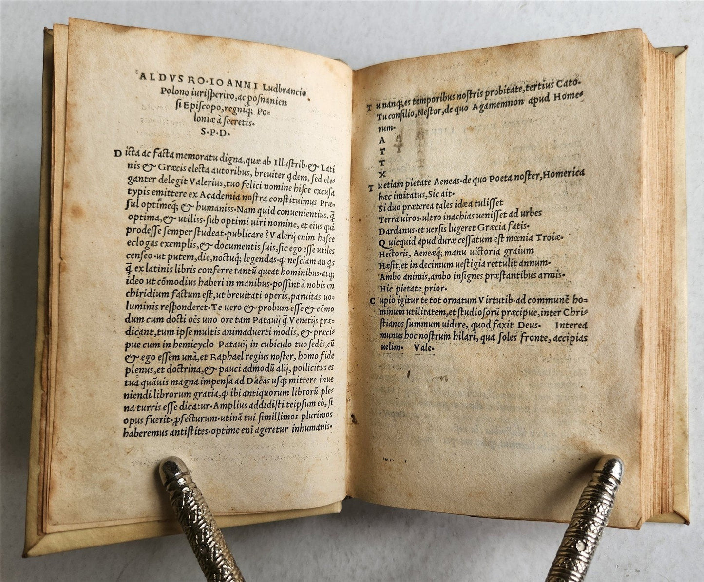 1504 POST-INCUNABULA ALDINE PRESS VALERIUS MAXIMUS antique Dictorum et Factorum