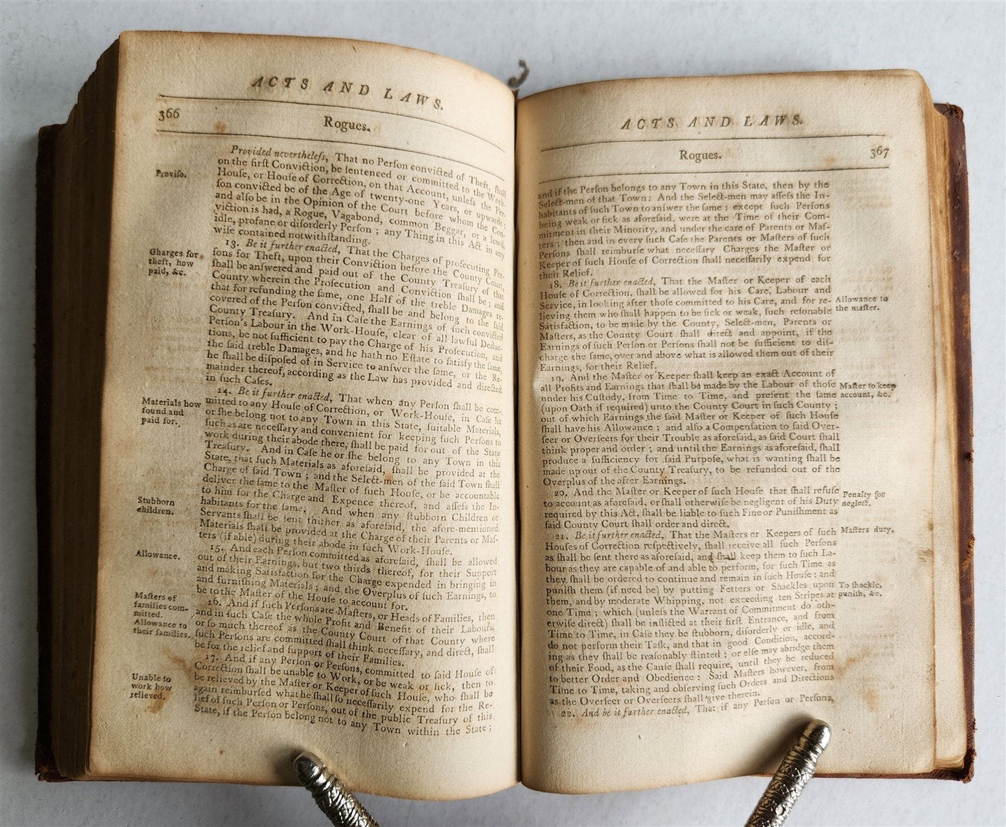 1796 ACTS & LAWS of STATE OF CONNECTICUT in AMERICA antique AMERICANA 18th CENT.
